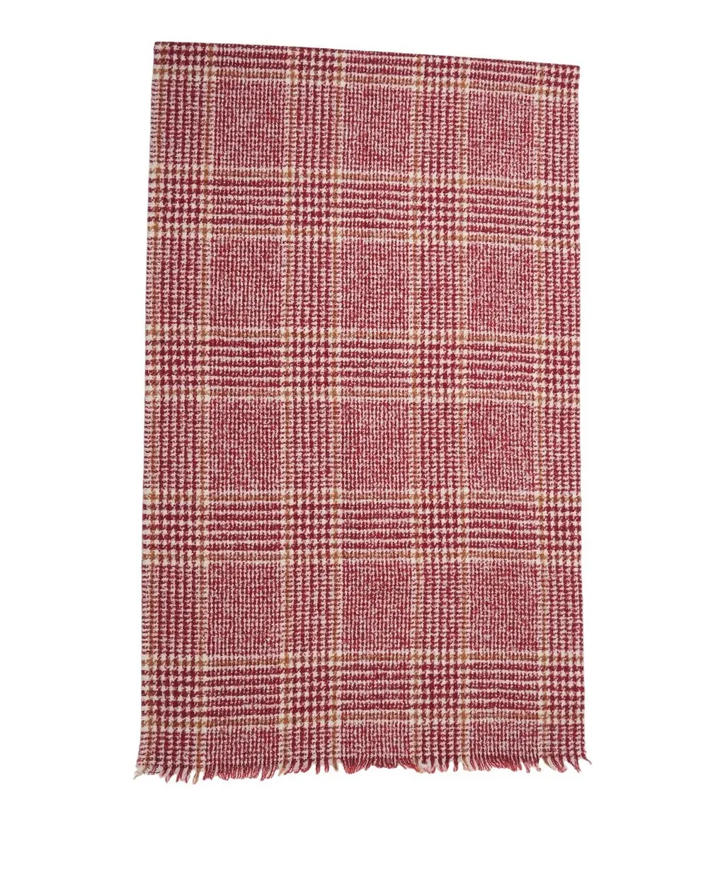 Destin Mega Grande Checkered Pattern Scarf