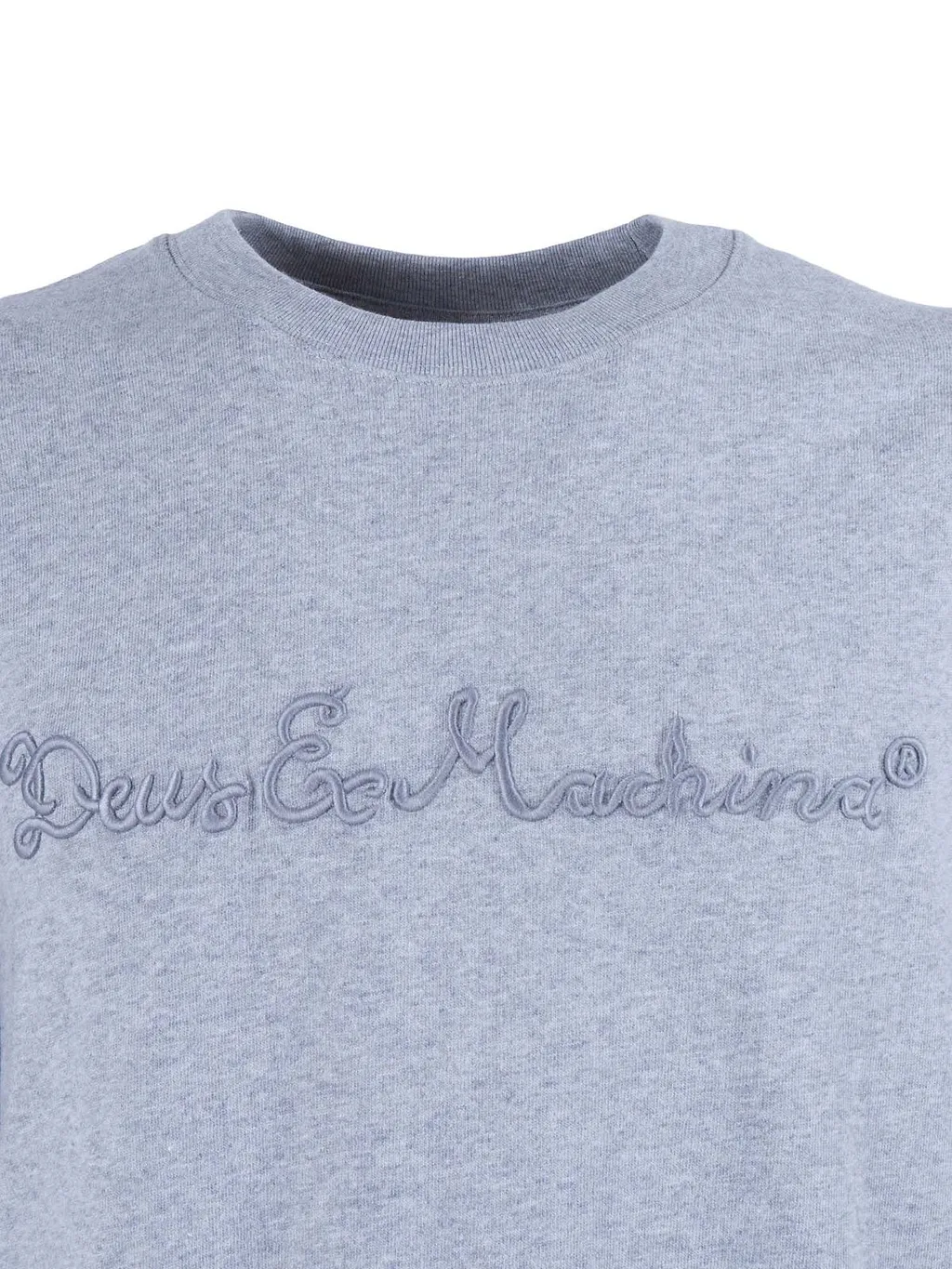 Deus Ex Machina Logo Detailed Crewneck T-Shirt