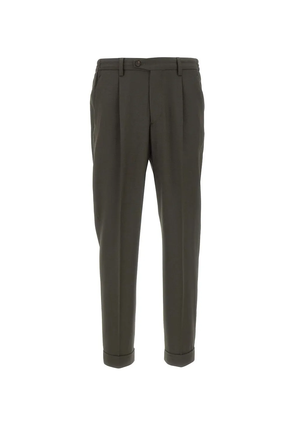 Devore Cuffed Straight-Leg Pants