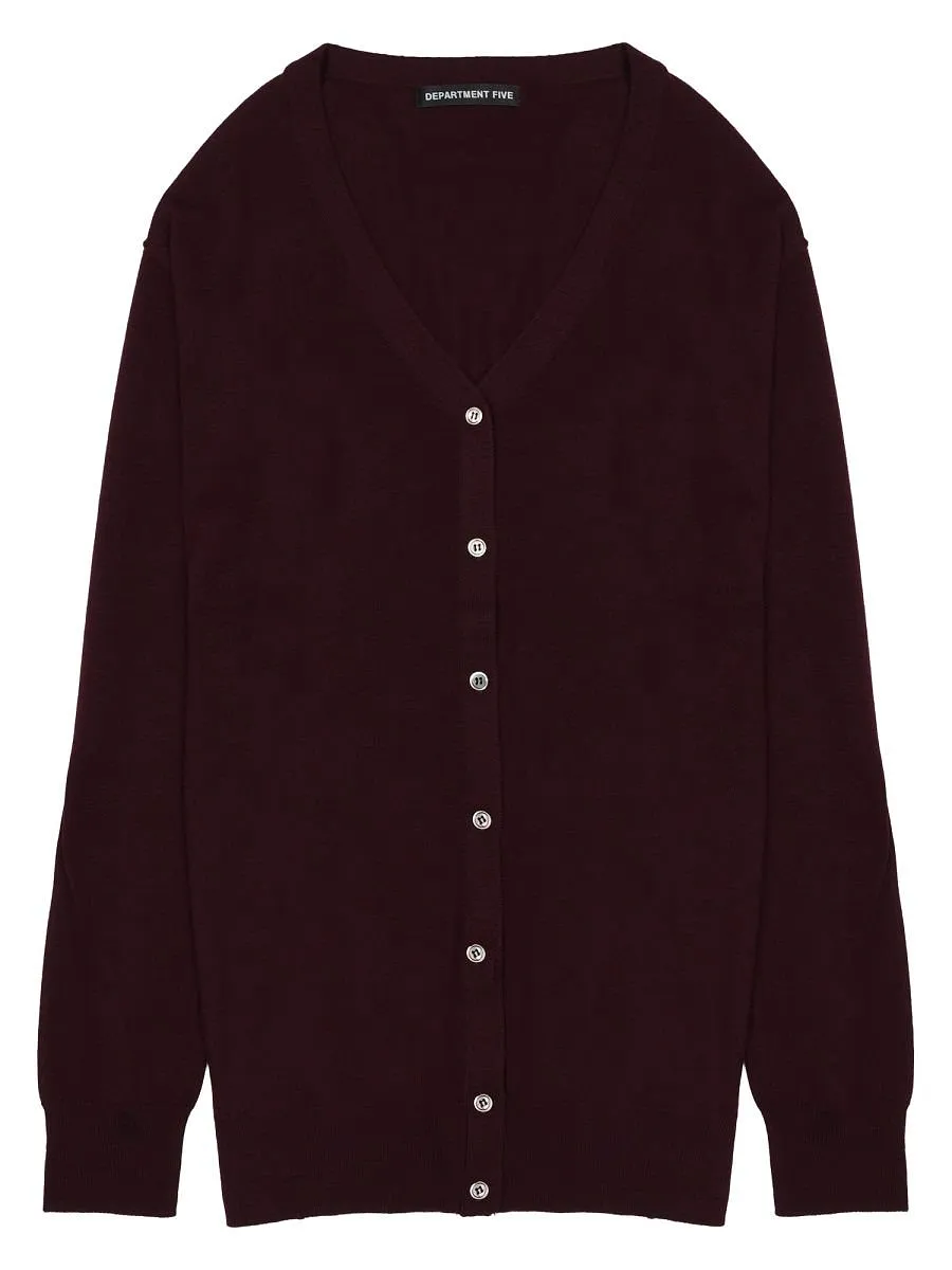 Department 5 V-Neck Button-Up Cardigan