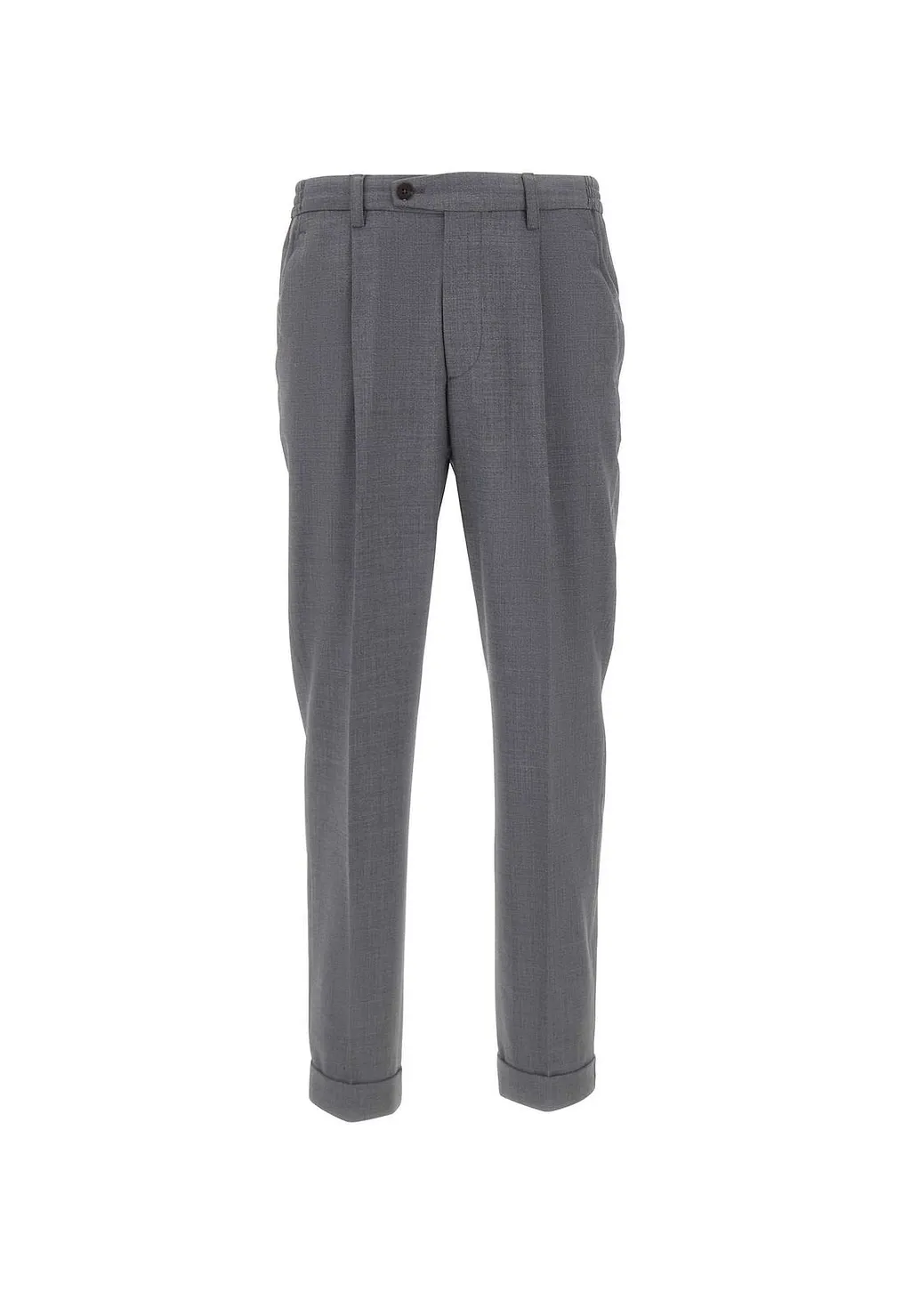 Pleated Cuffed Pants