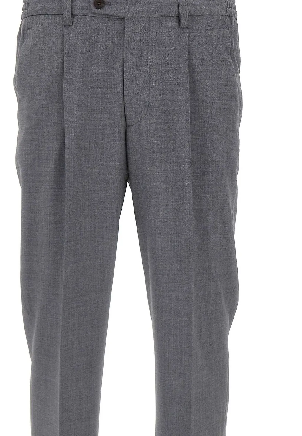 Pleated Cuffed Pants