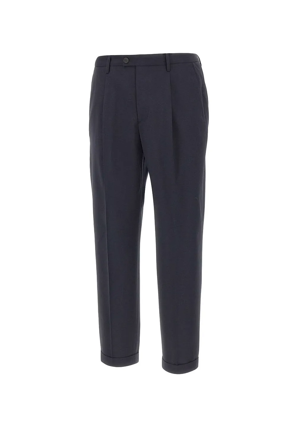 Devore Pleated Cuffed Pants