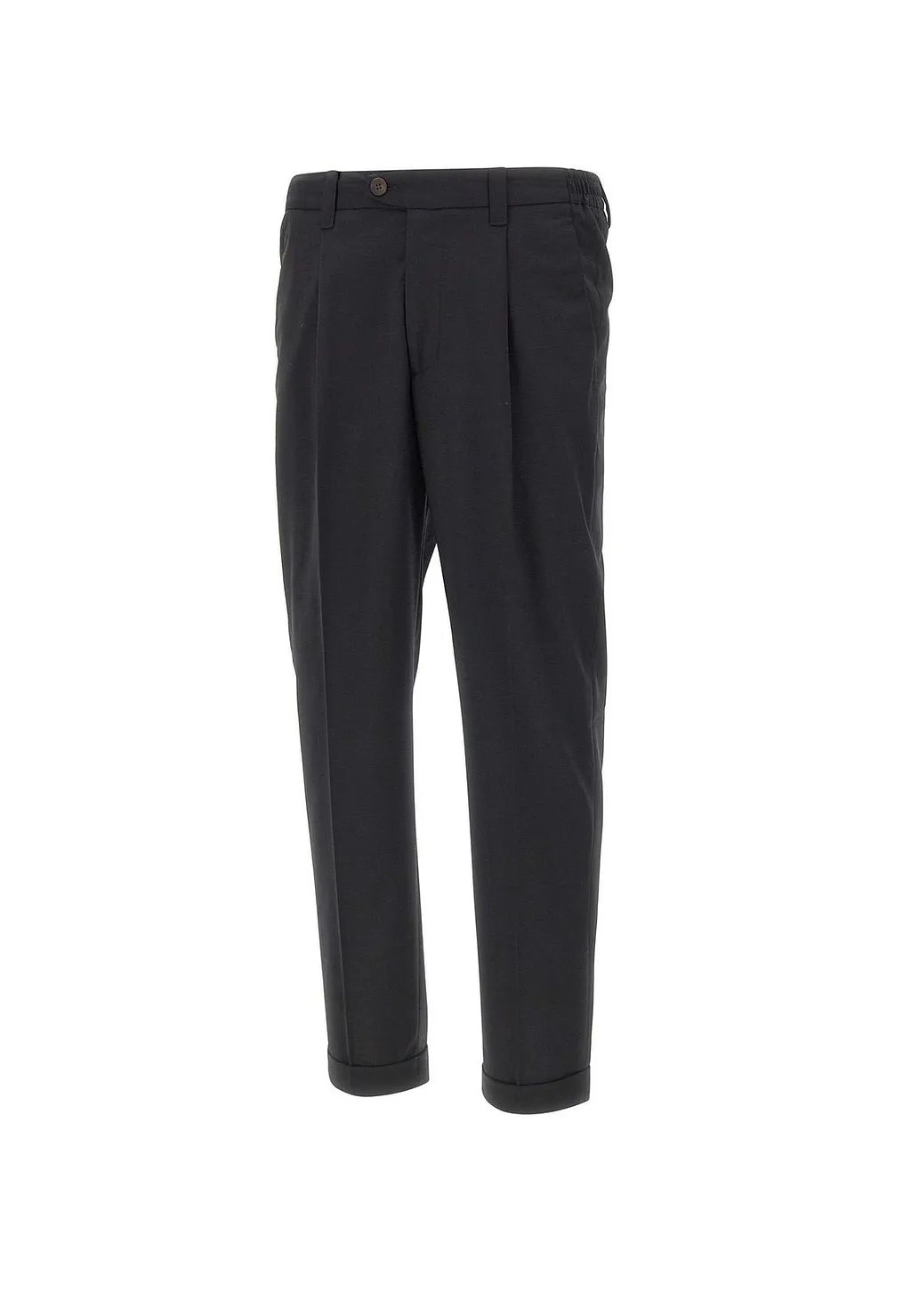 Devore Pleated Cuffed Pants
