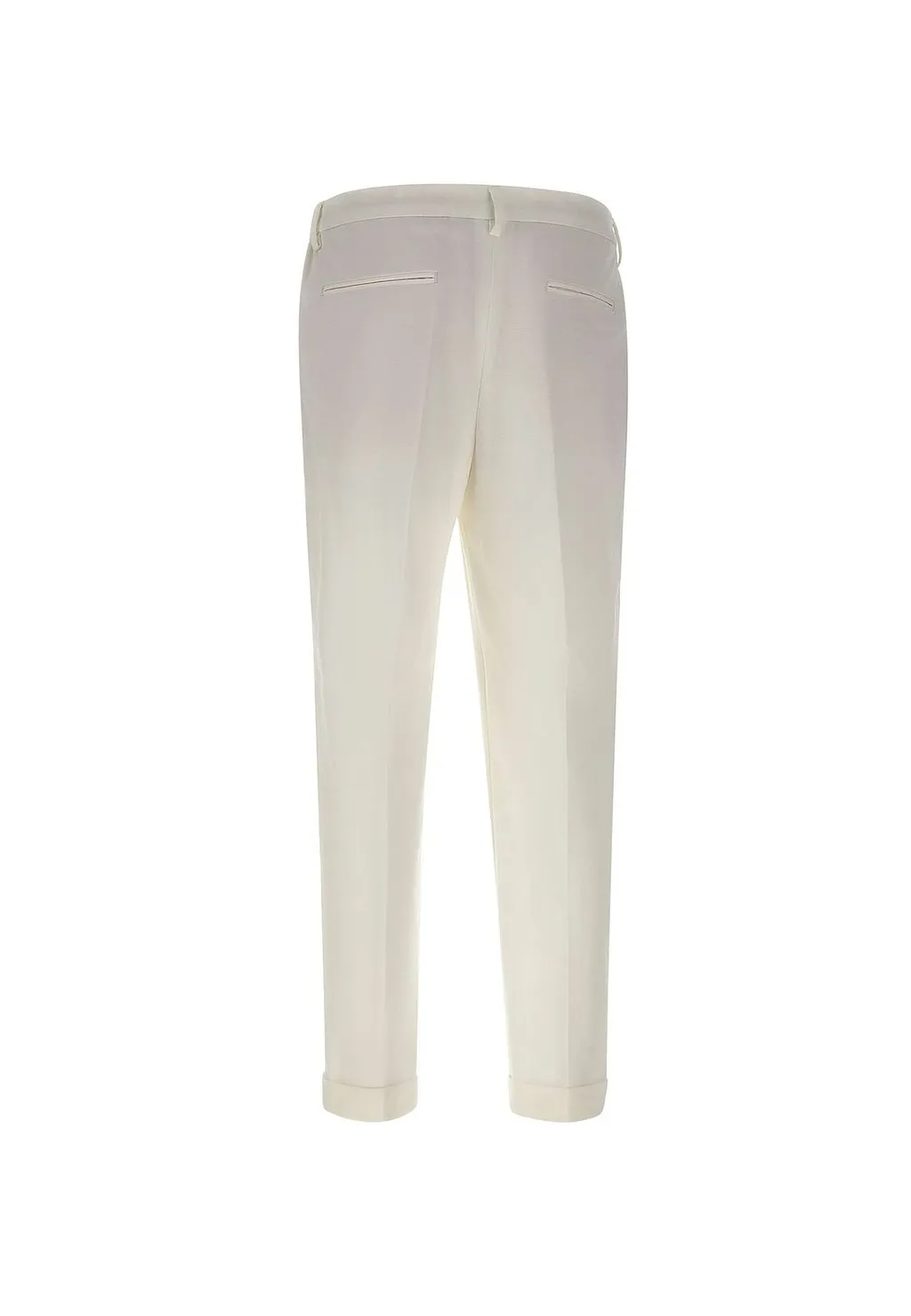 Devore Pleated Straight-Leg Pants