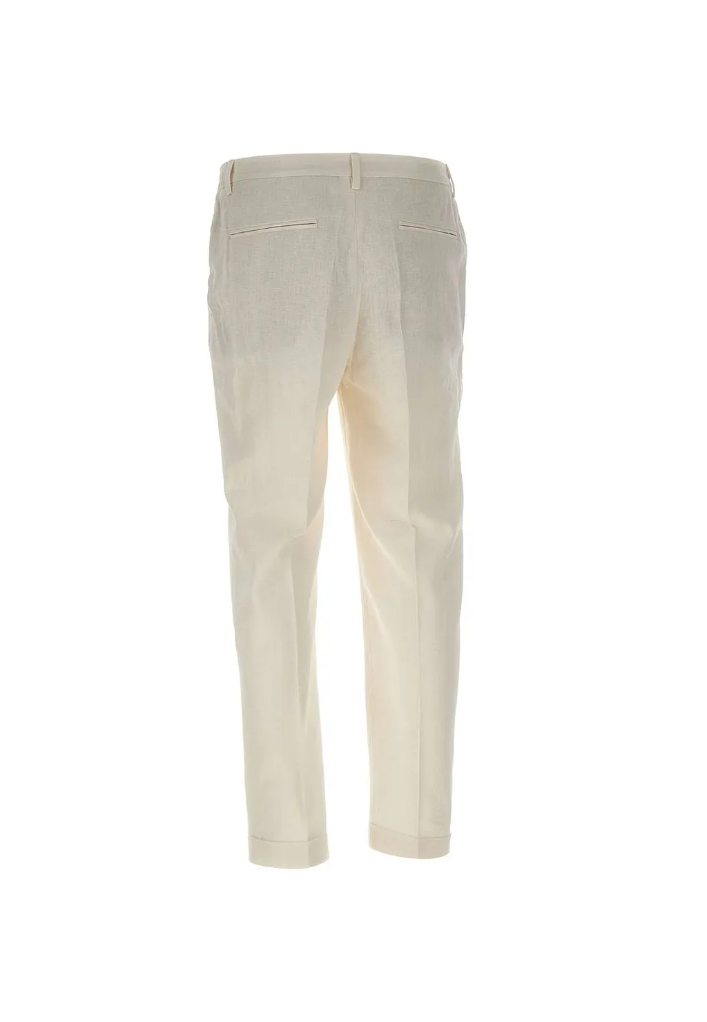 Devore Pleated Straight-Leg Pants