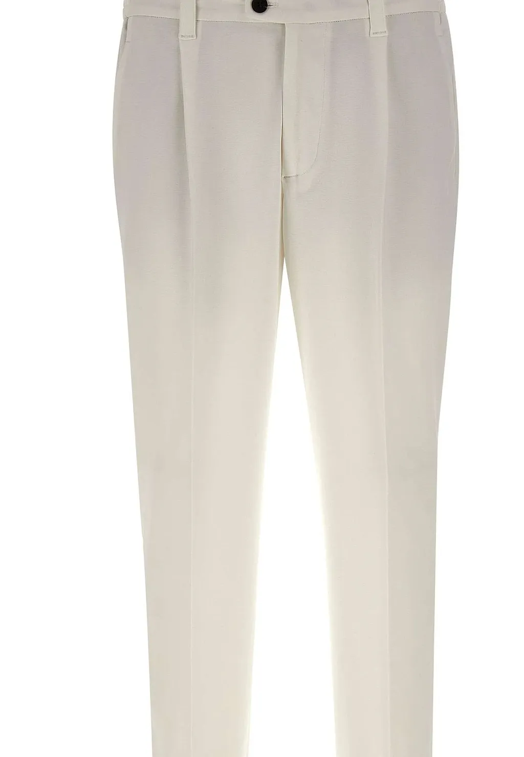 Devore Pleated Straight-Leg Pants