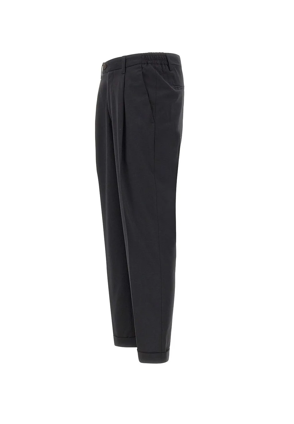 Devore Pleated Cuffed Pants