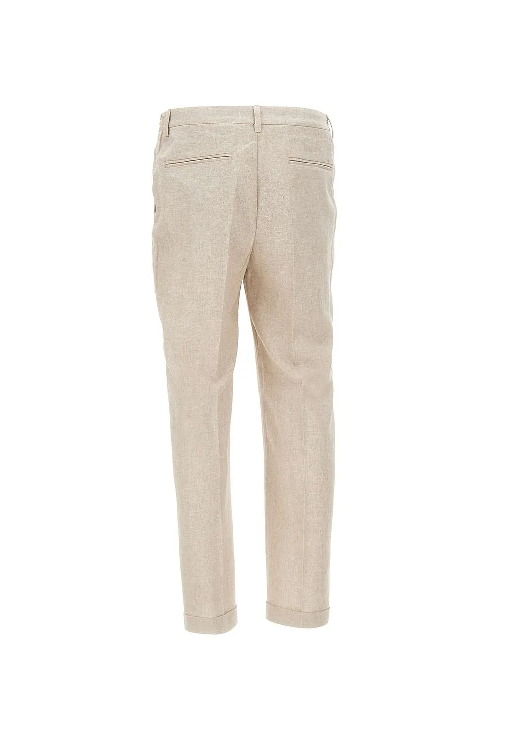 Devore Pleated Straight-Leg Pants