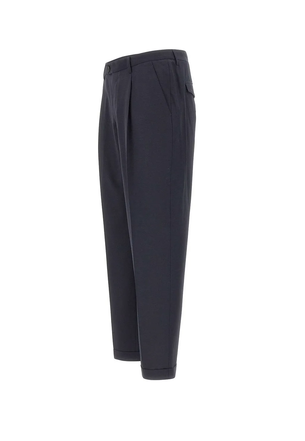 Devore Pleated Cuffed Pants