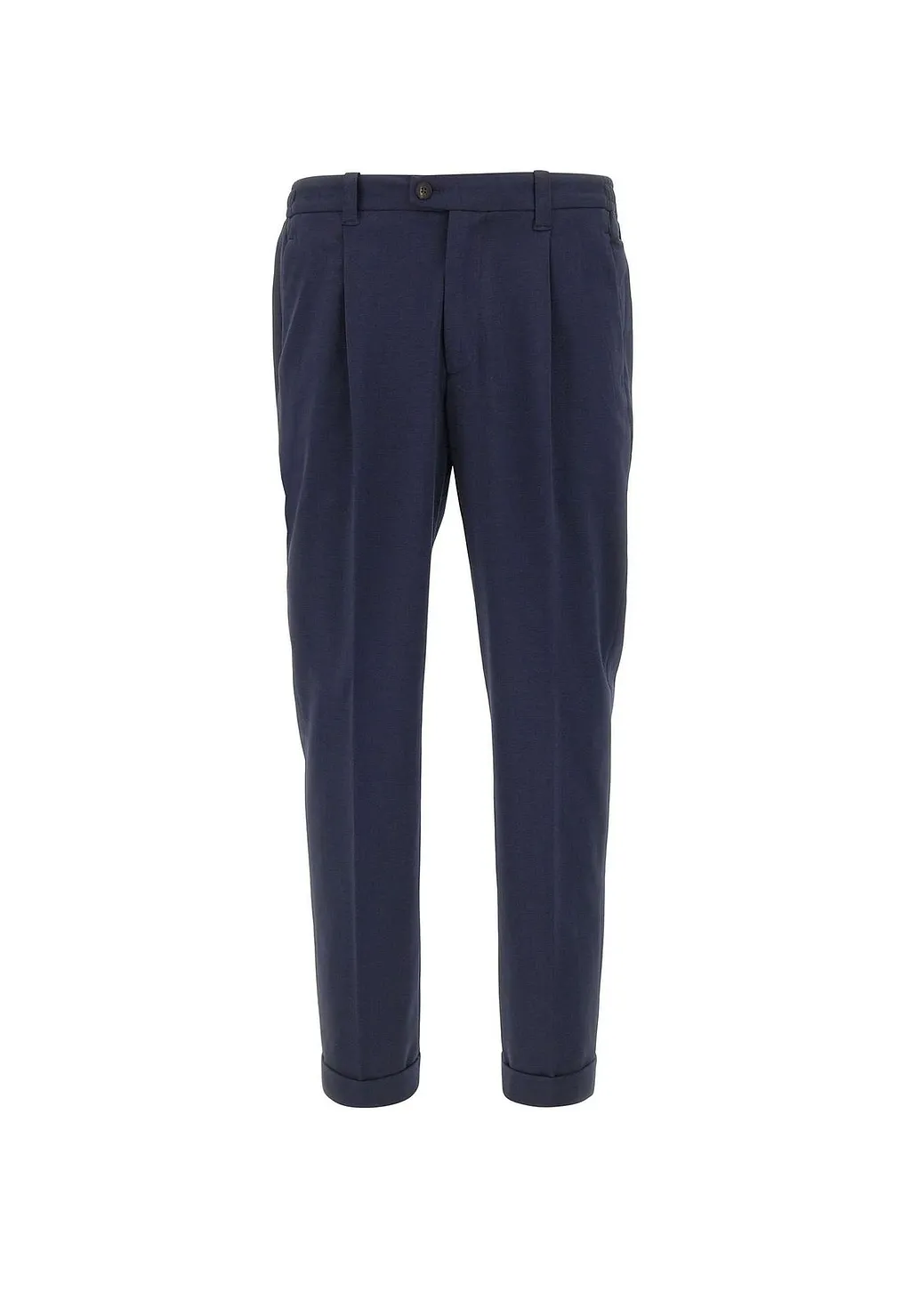 Pleated Straight-Leg Pants