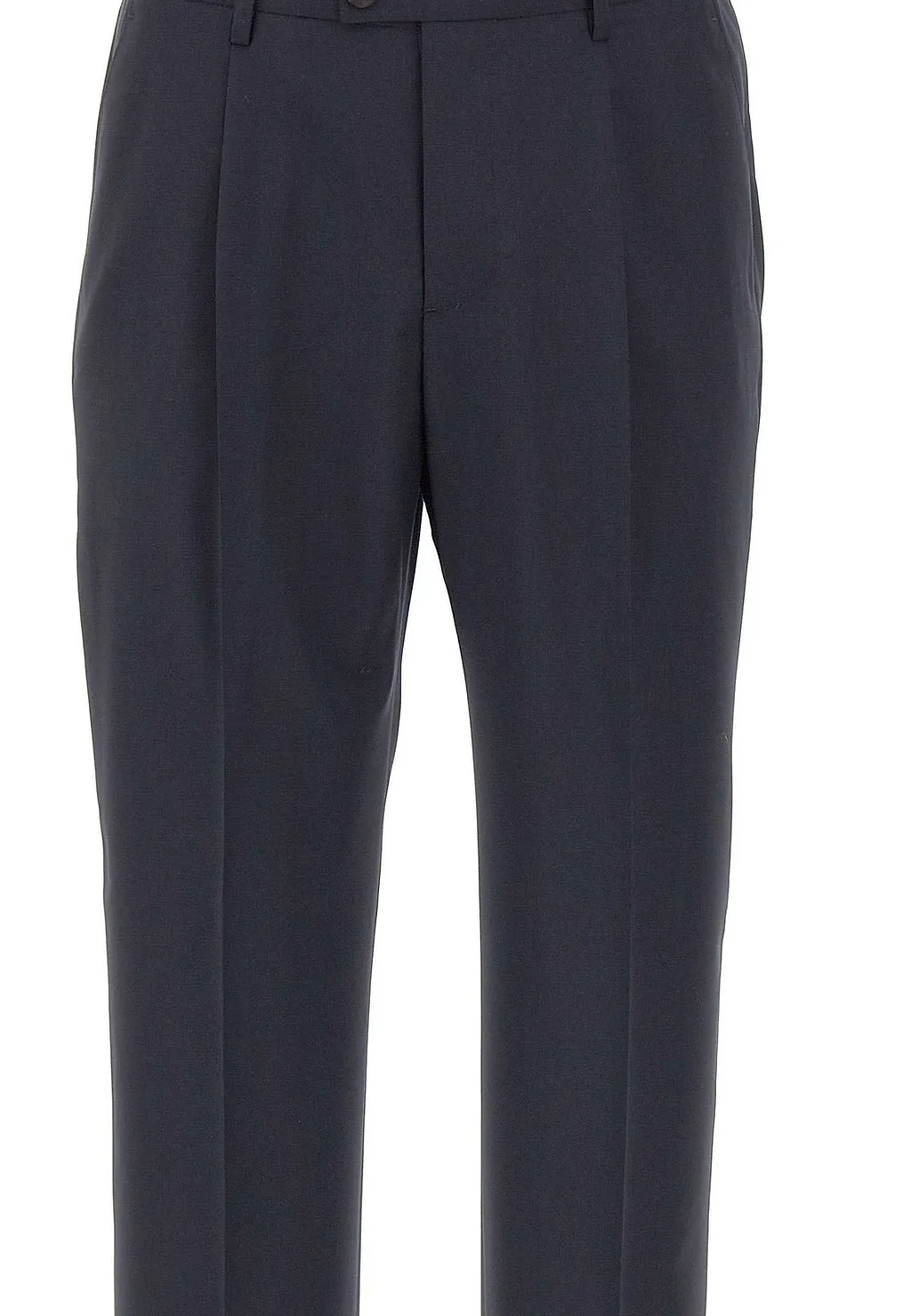 Devore Pleated Cuffed Pants