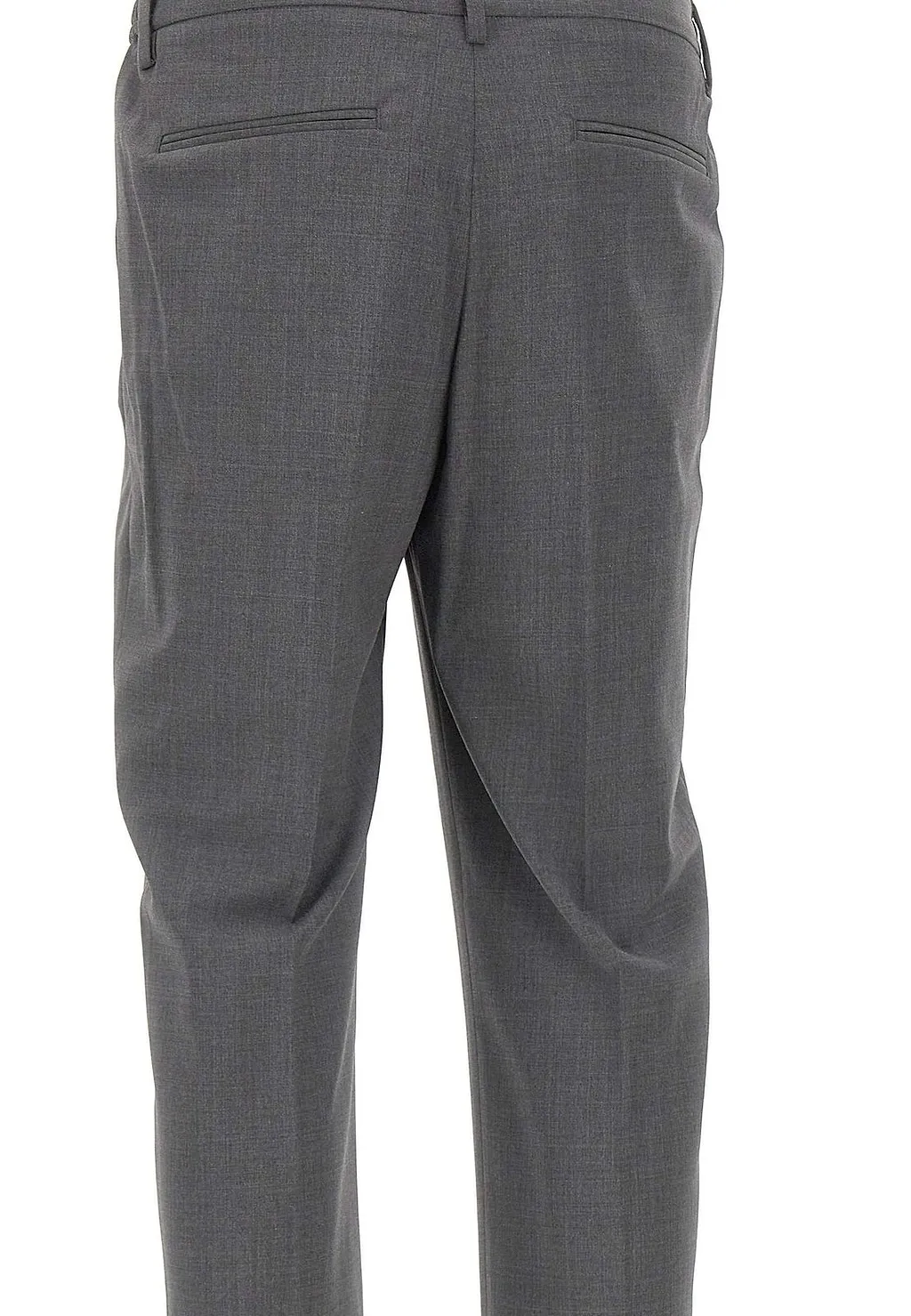 Pleated Straight-Leg Pants