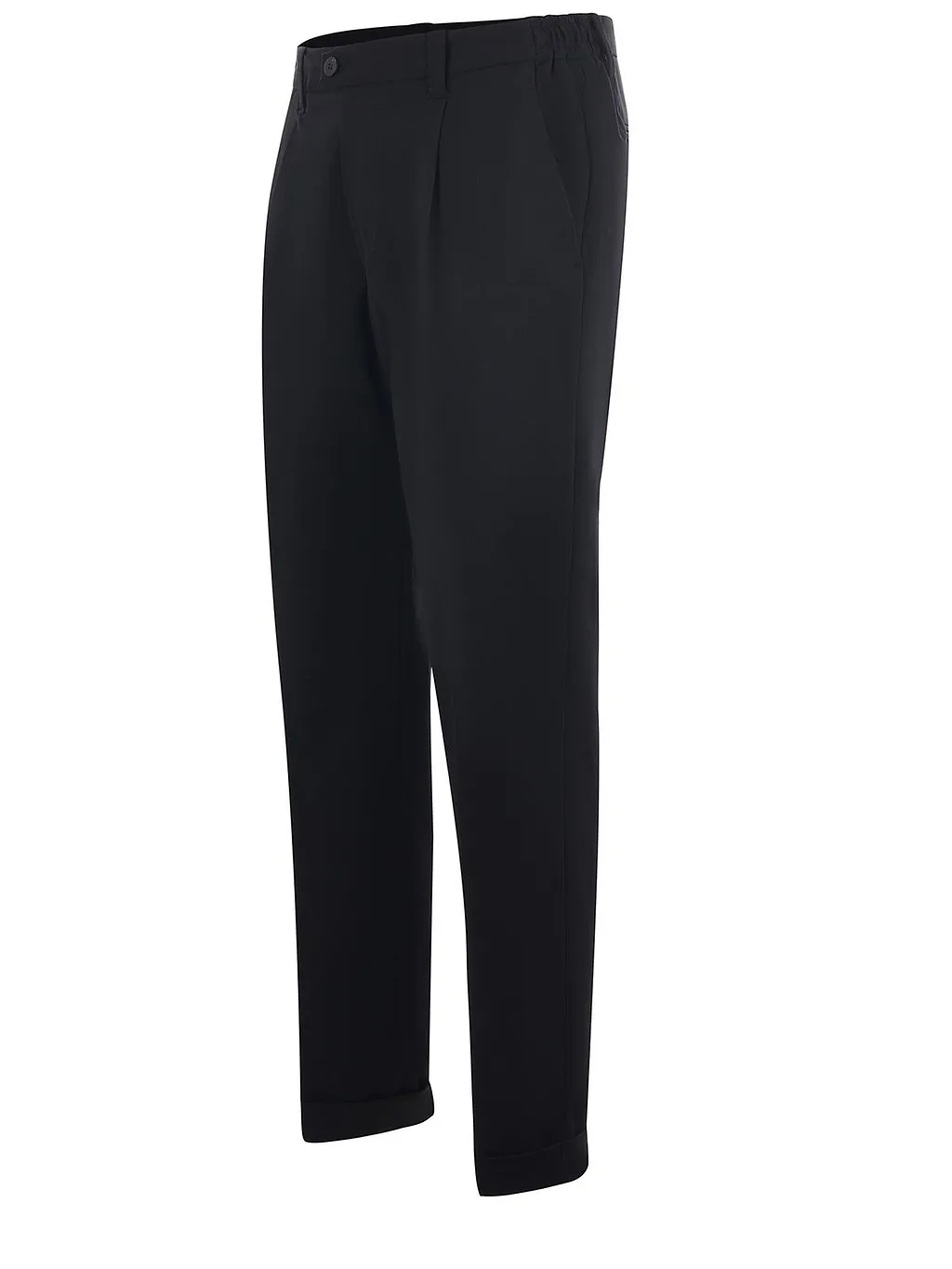 Devore Pleated Straight-Leg Pants