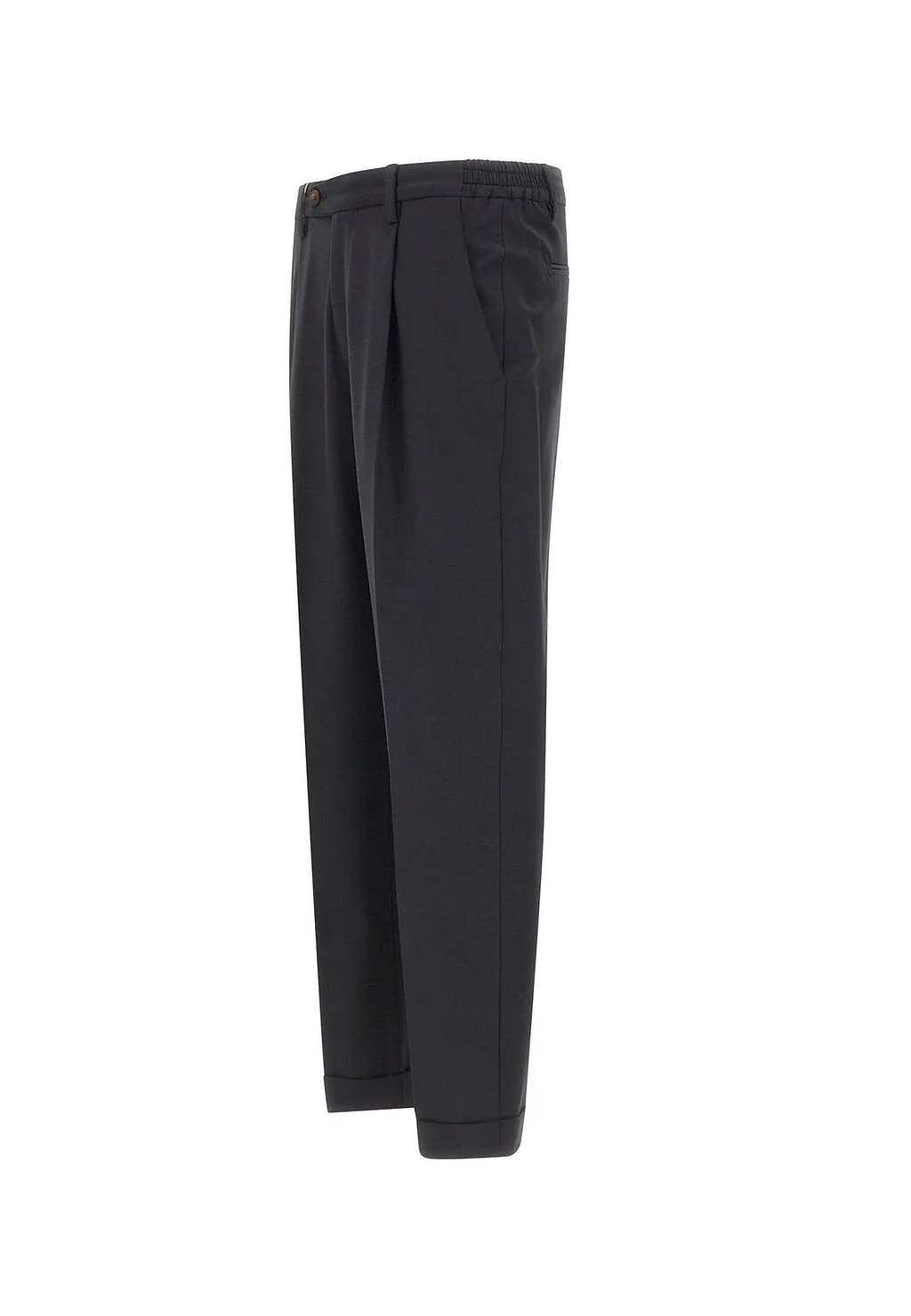 Devore Pleated Cuffed Pants