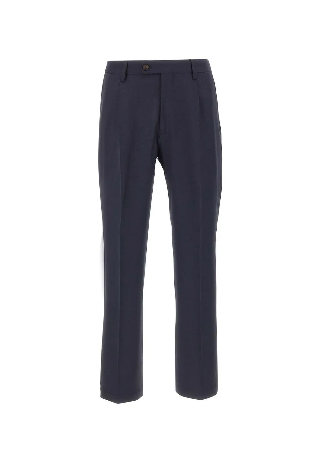Pleated Straight-Leg Pants