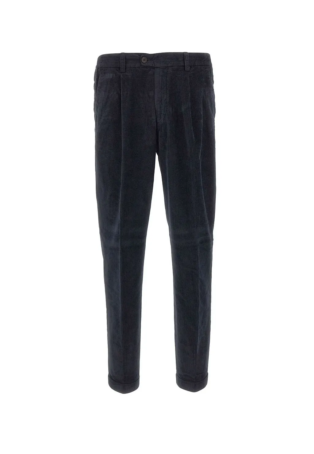 Devore Ribbed Straight-Leg Pants