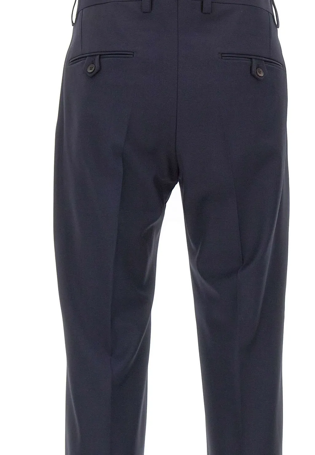Pleated Straight-Leg Pants