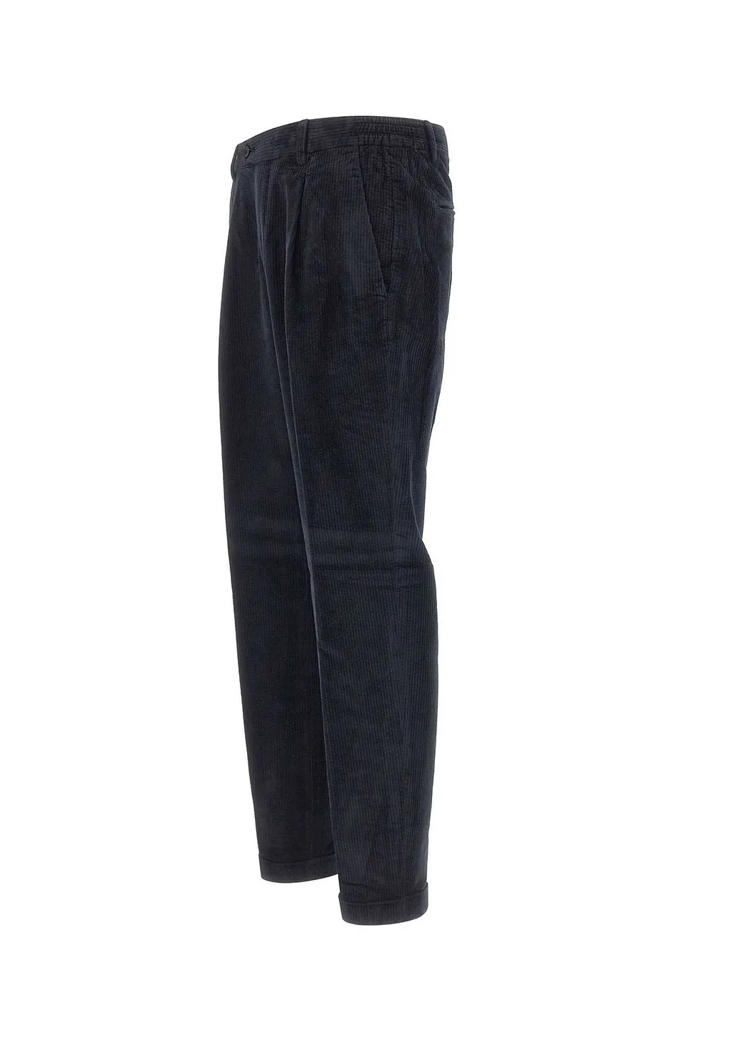 Devore Ribbed Straight-Leg Pants