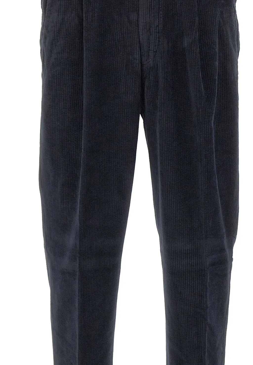 Devore Ribbed Straight-Leg Pants