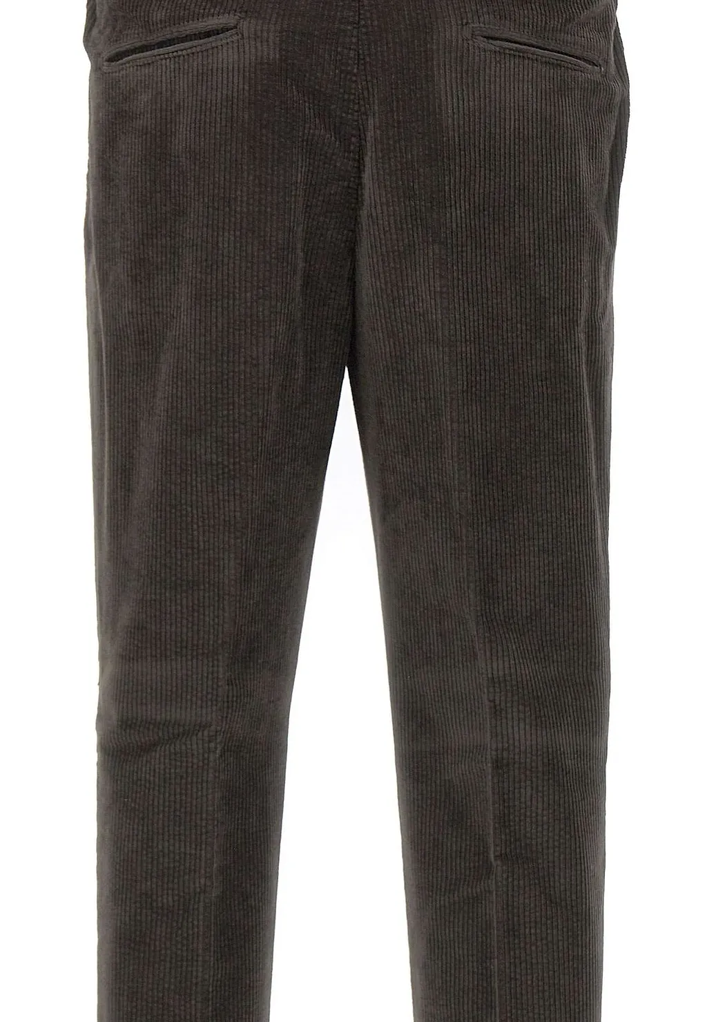 Devore Ribbed Straight-Leg Pants