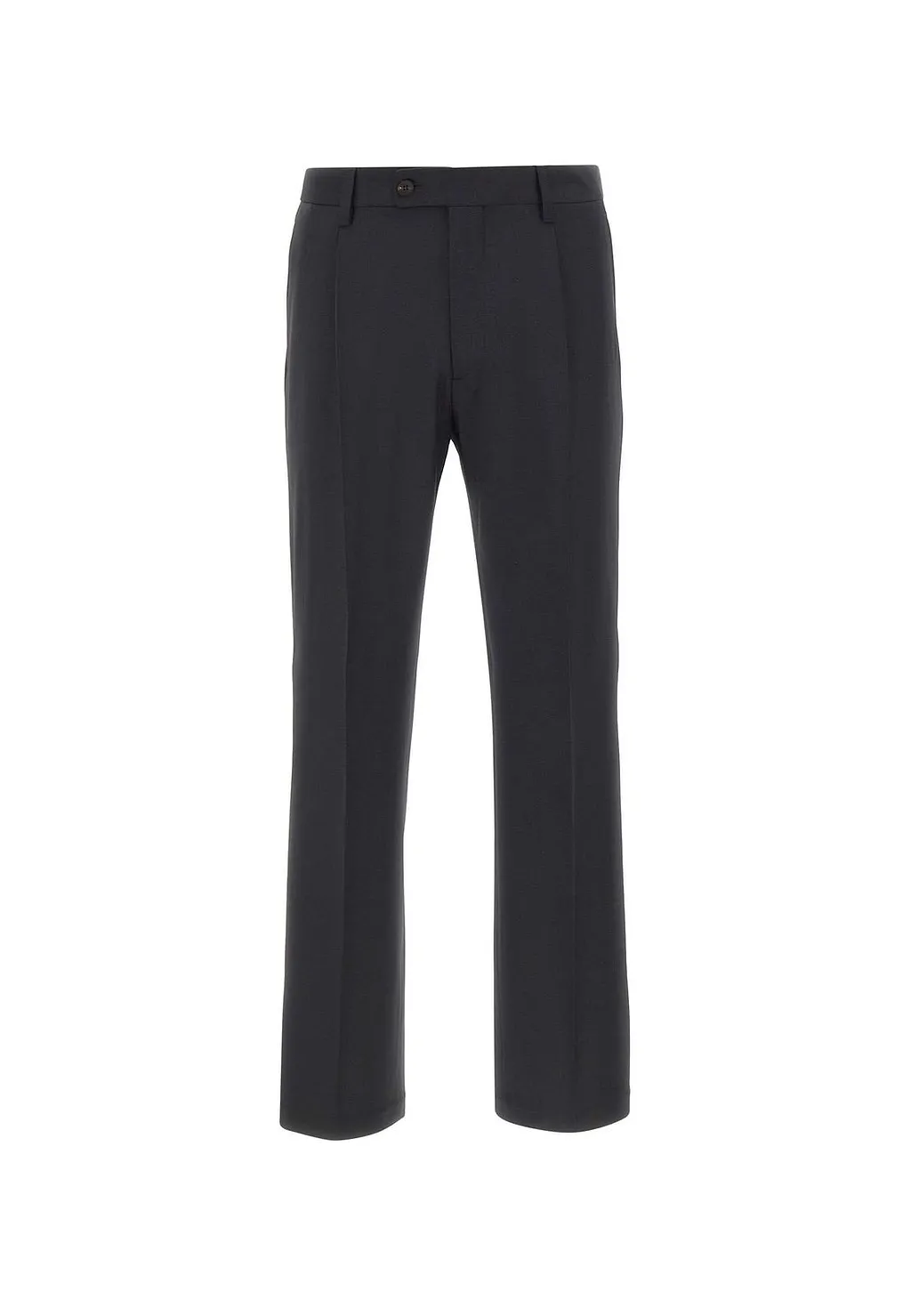 Devore Pleated Straight-Leg Pants