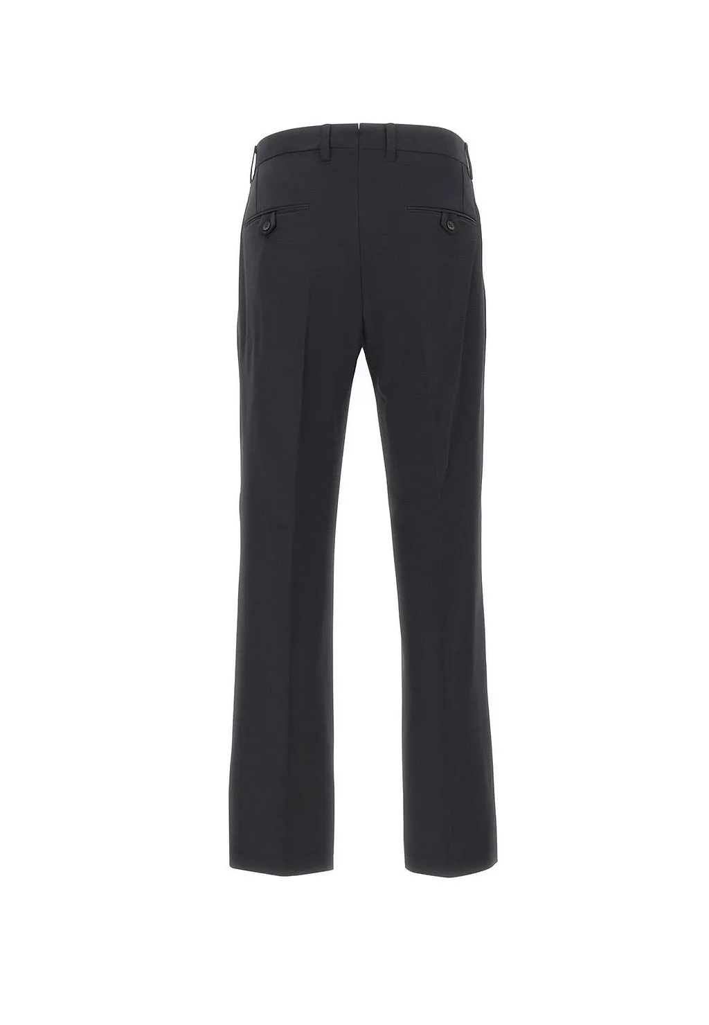 Devore Pleated Straight-Leg Pants