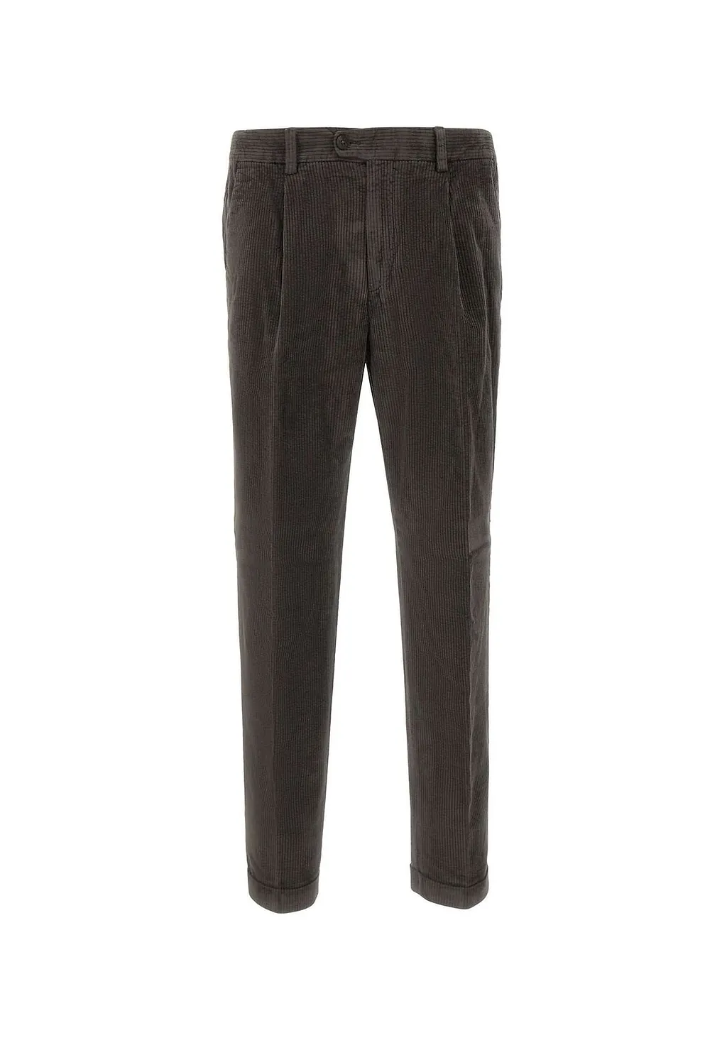 Devore Ribbed Straight-Leg Pants