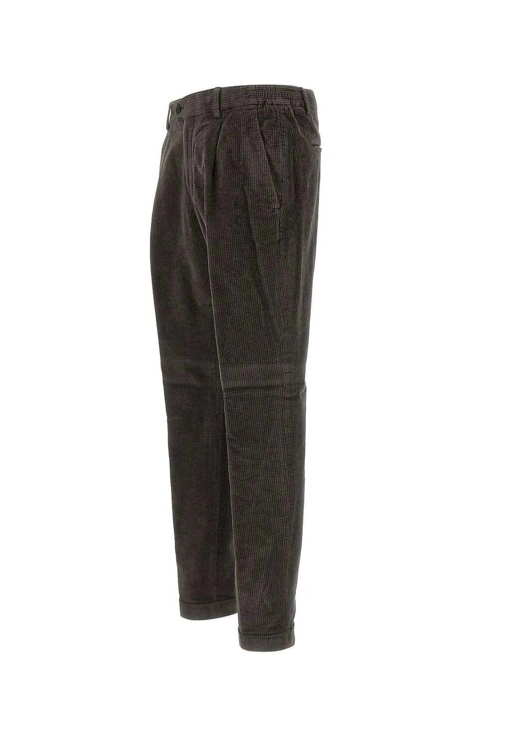 Devore Ribbed Straight-Leg Pants