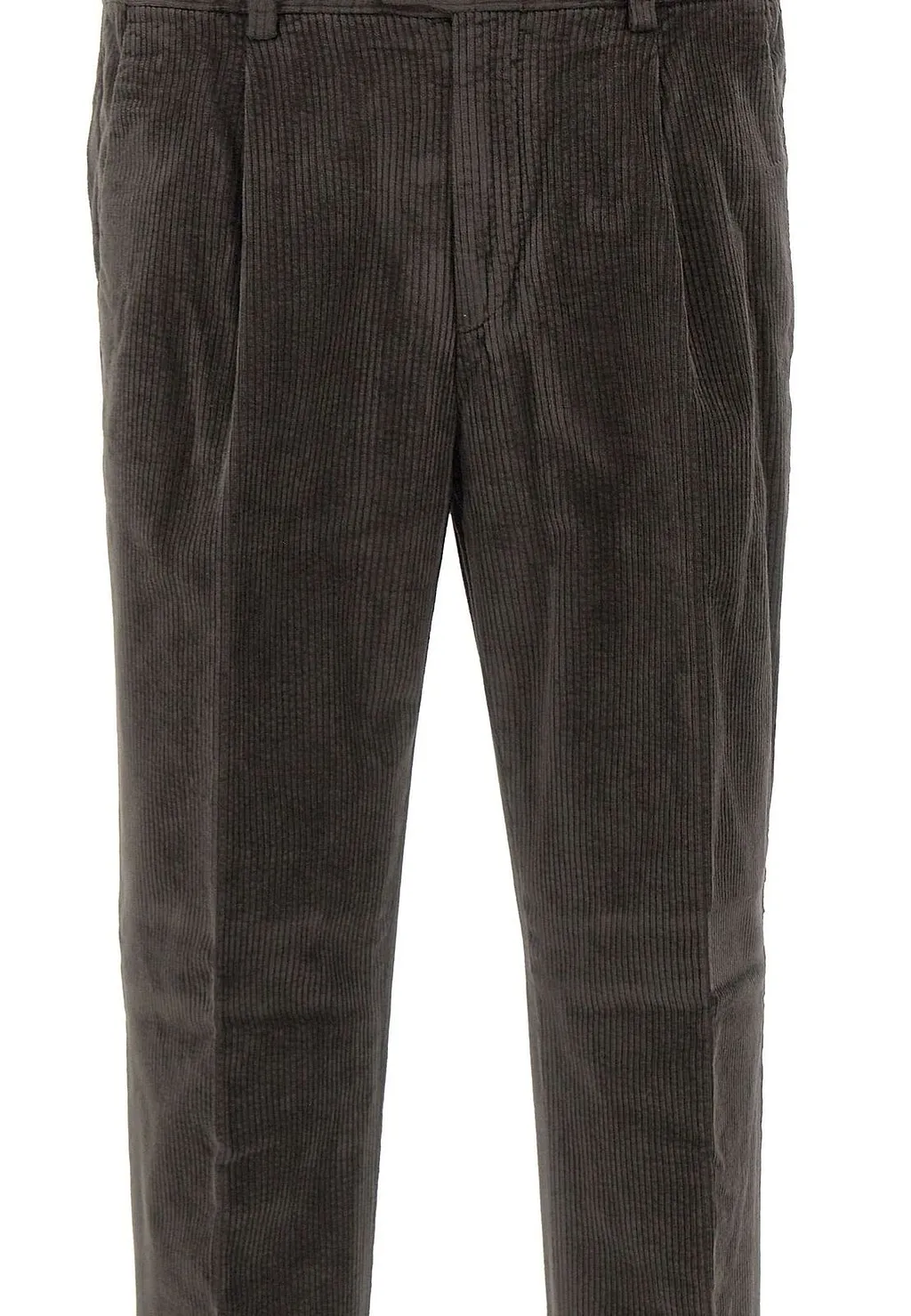 Devore Ribbed Straight-Leg Pants