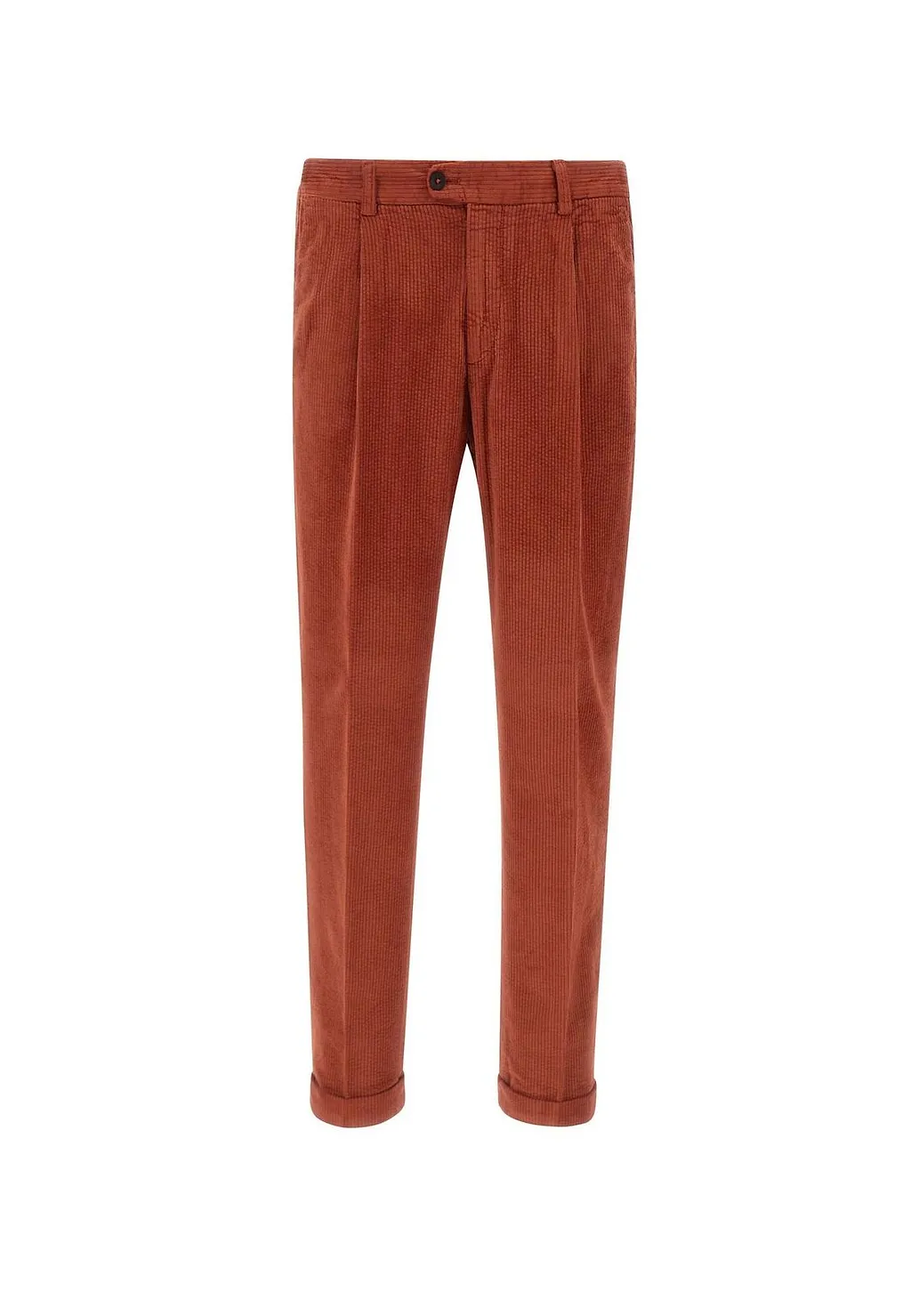 Devore Ribbed Straight-Leg Pants