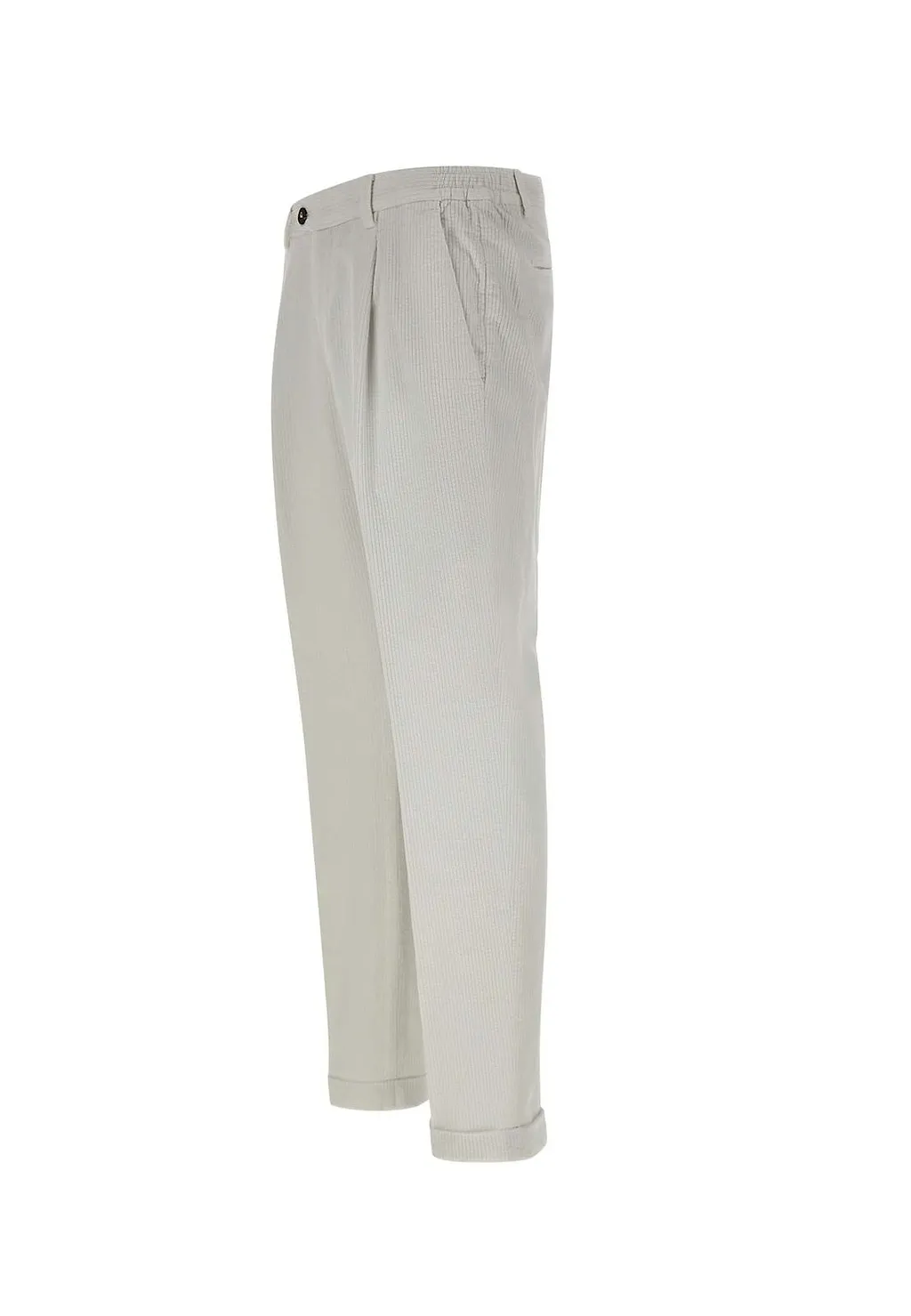 Devore Ribbed Straight-Leg Pants