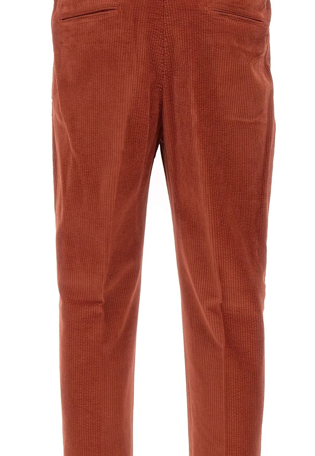 Devore Ribbed Straight-Leg Pants