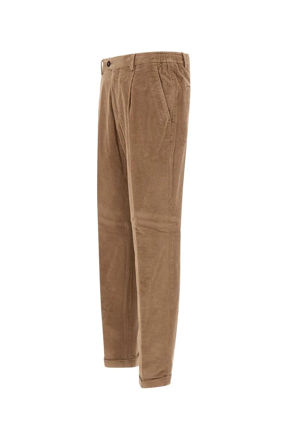 Devore Ribbed Straight-Leg Pants