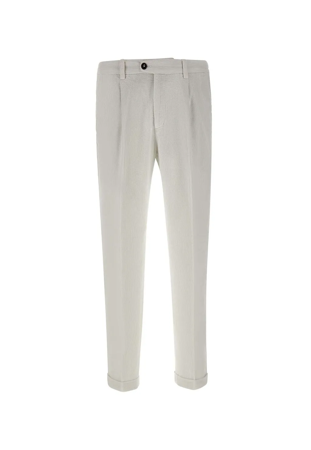 Devore Ribbed Straight-Leg Pants