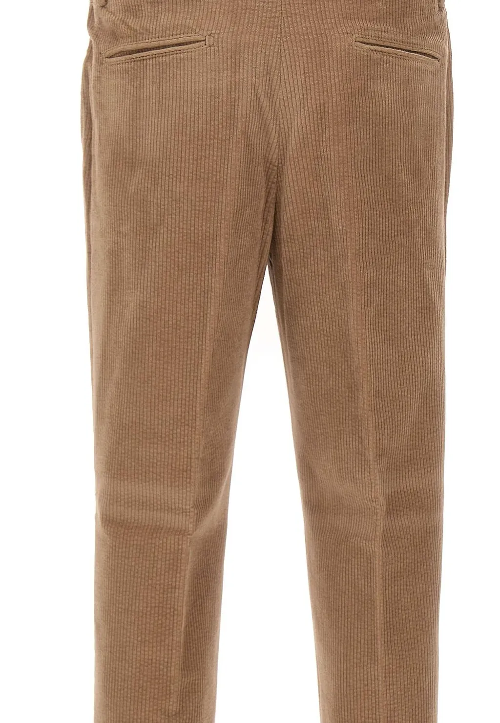 Devore Ribbed Straight-Leg Pants