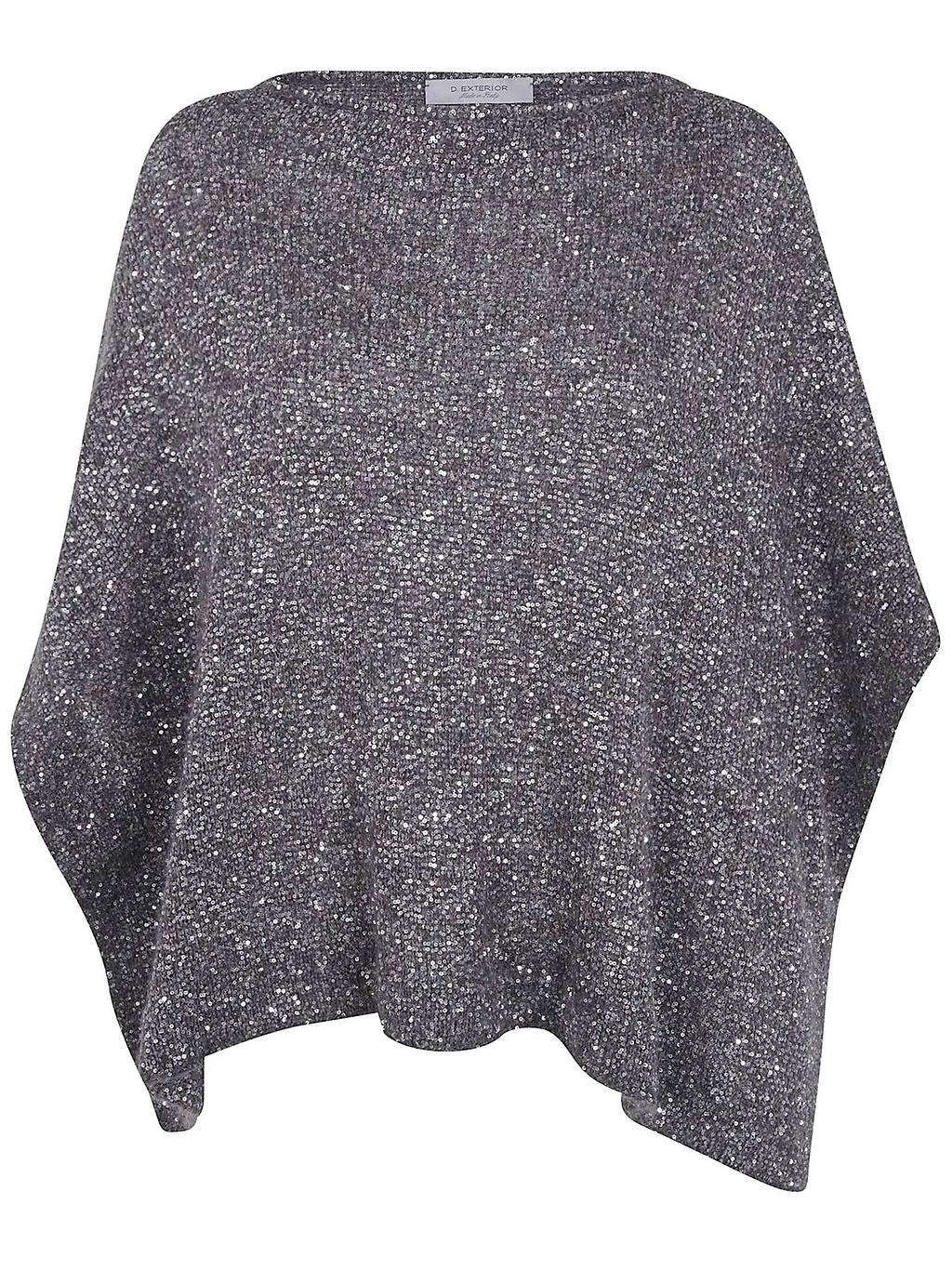 Sequined Knit Cape