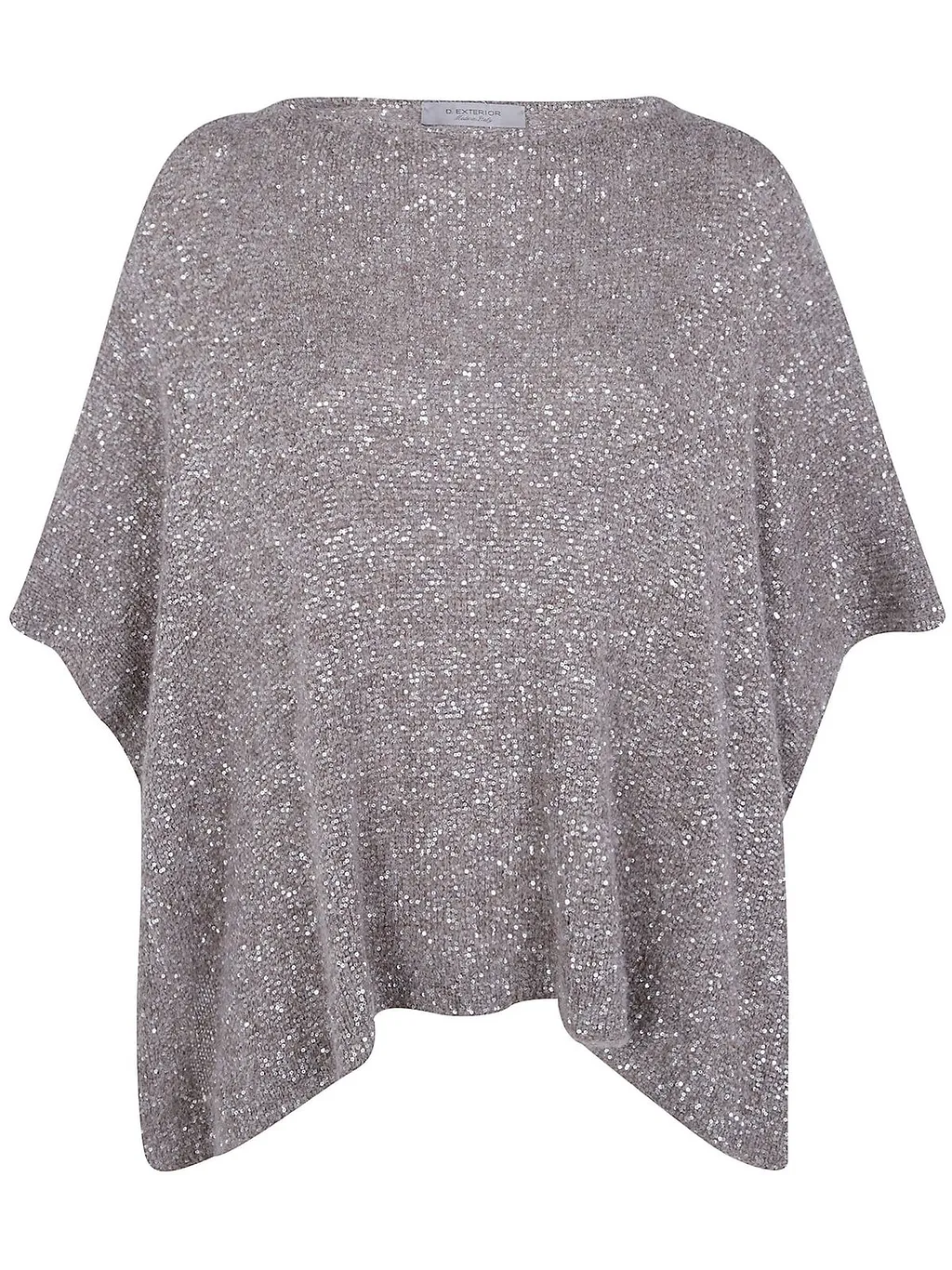Sequinned Knit Cape