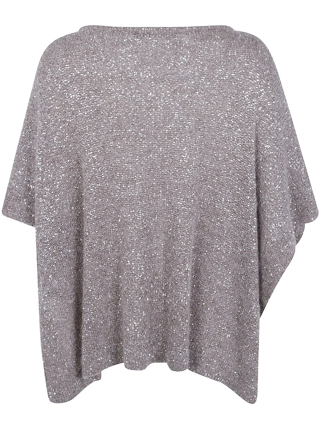 Sequinned Knit Cape