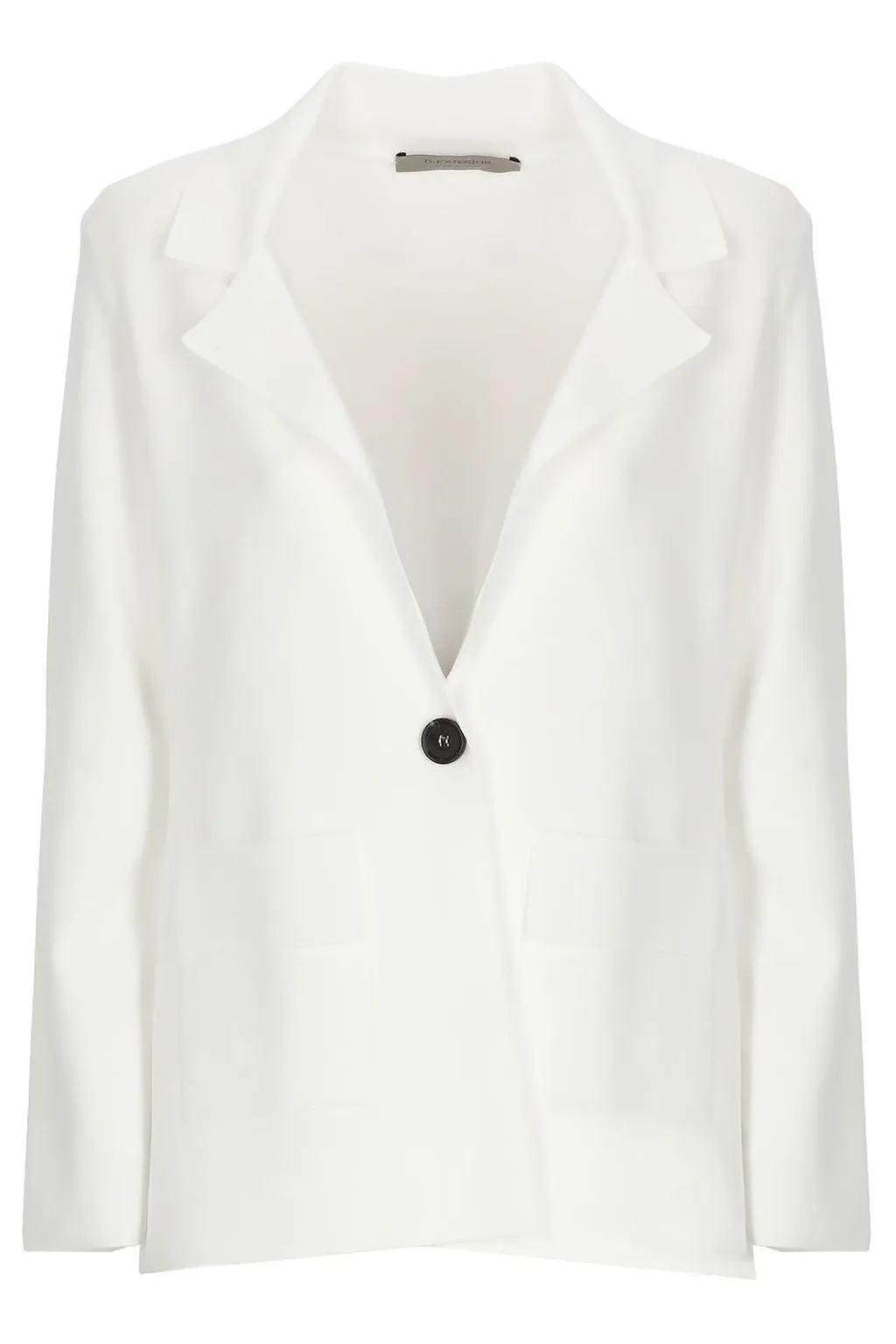 D.Exterior Single-Breasted Blazer