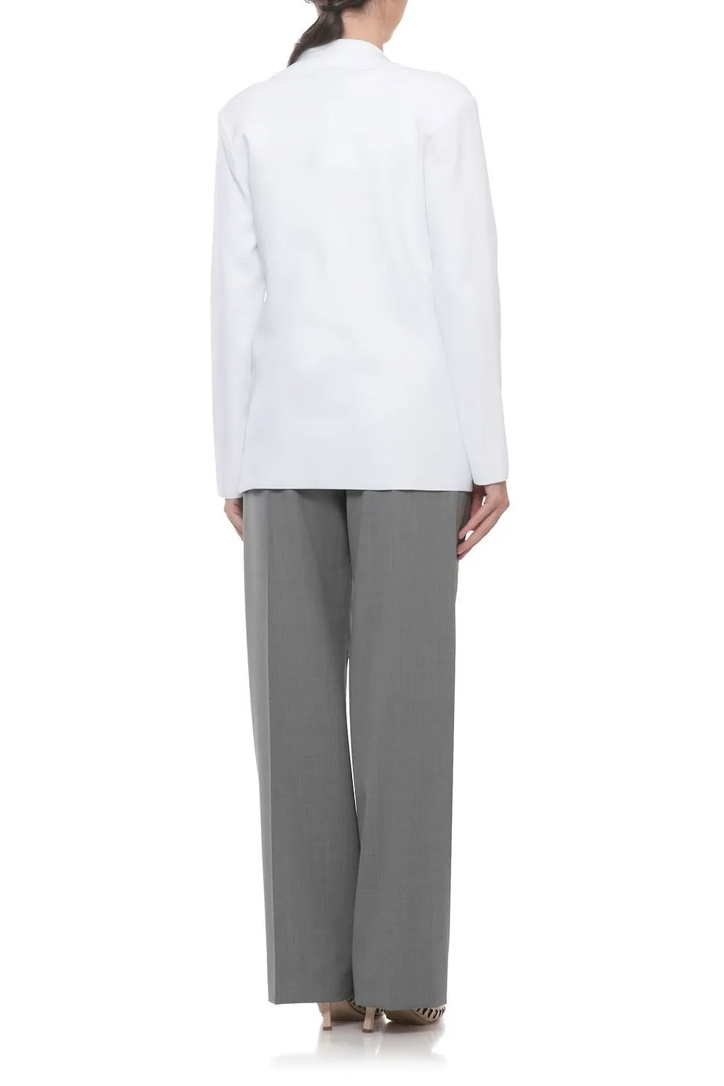 D.Exterior Single-Breasted Blazer