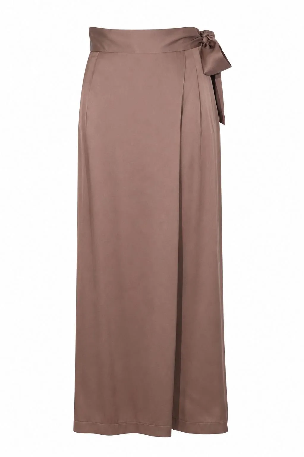 D.Exterior Tie-Waist Wide-Leg Pants