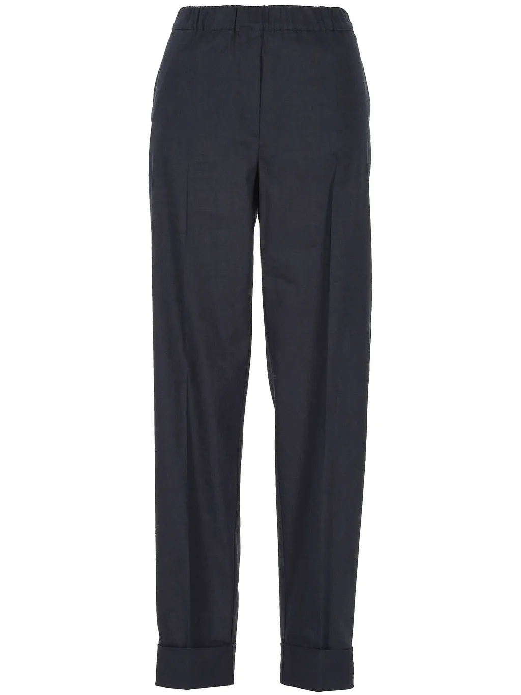 D.Exterior Turn-Up Hem Pants
