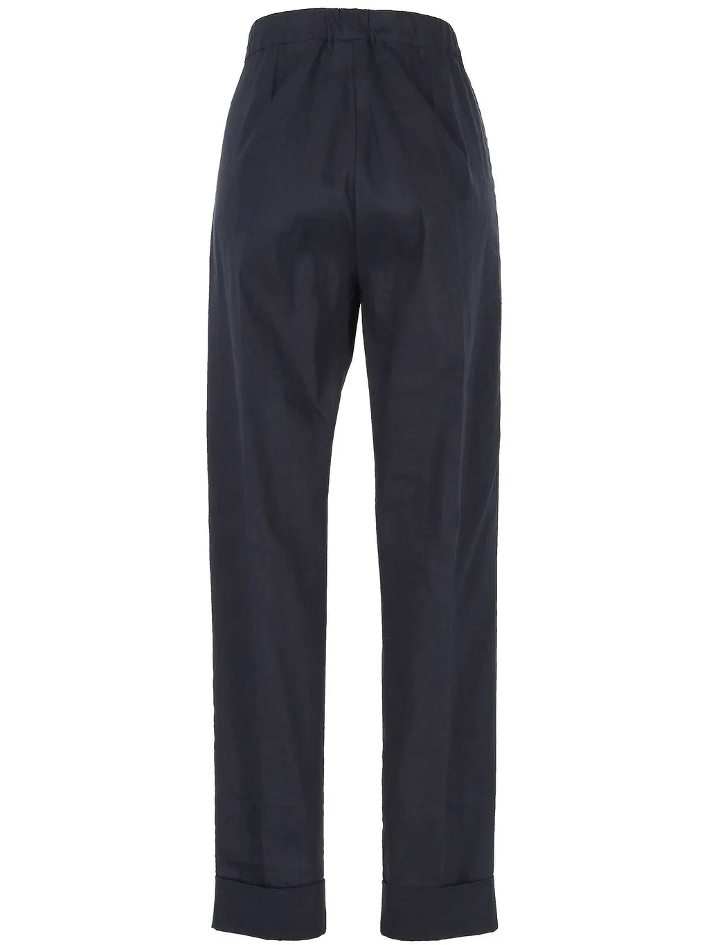 D.Exterior Turn-Up Hem Pants