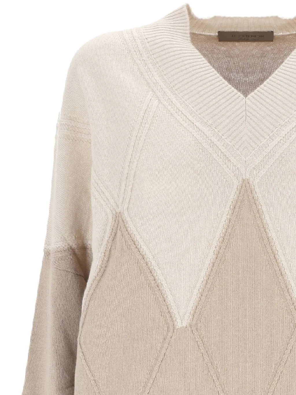 D.Exterior V-Neck Jumper