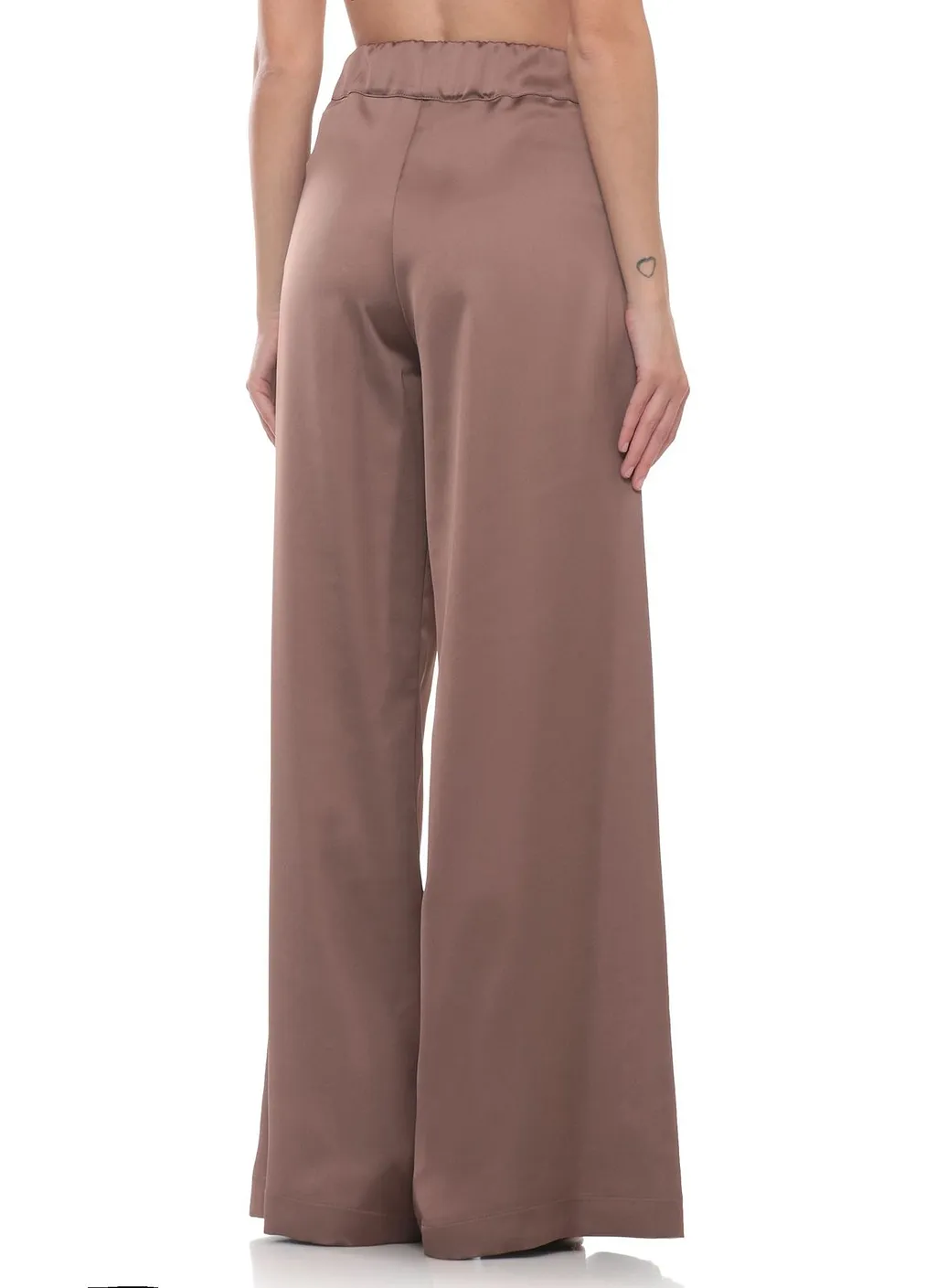 D.Exterior Wide-Leg Pull-On Pants