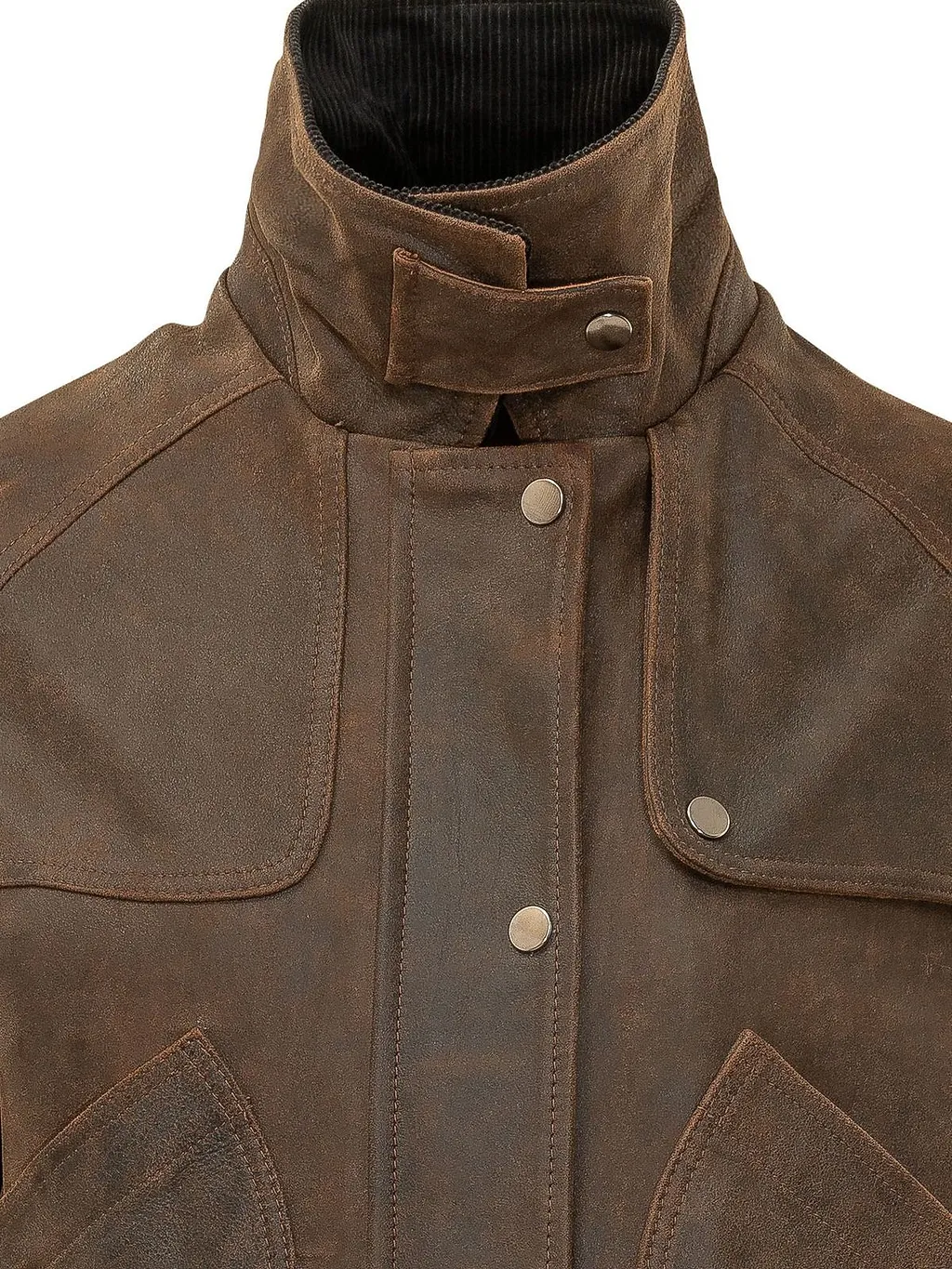 Dfour Utility Snap-Front Coat