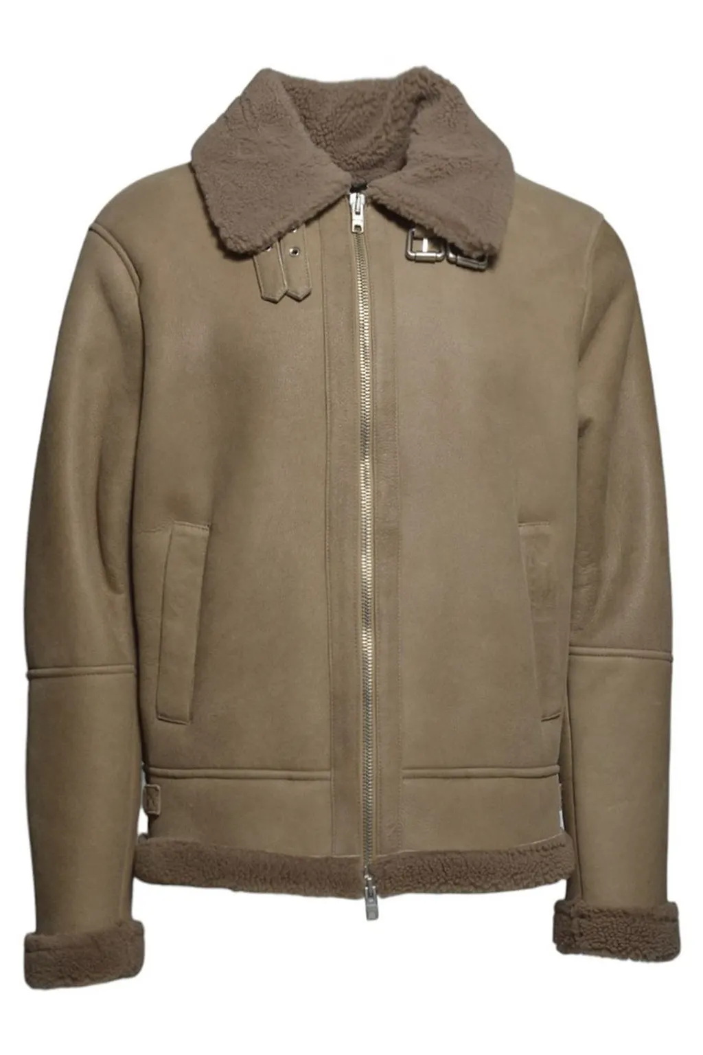 Dfour Zipped Shearling Jacket