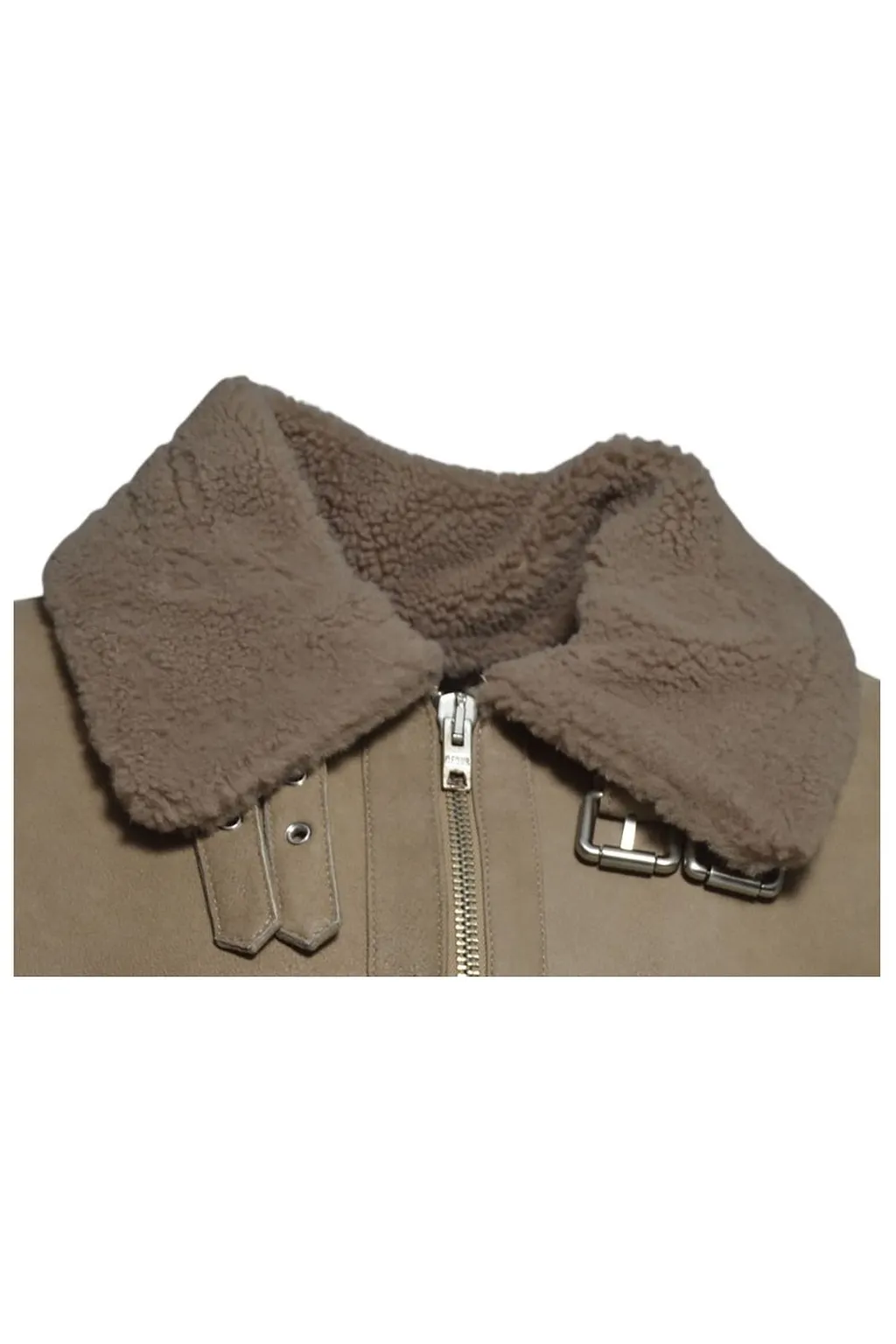 Dfour Zipped Shearling Jacket