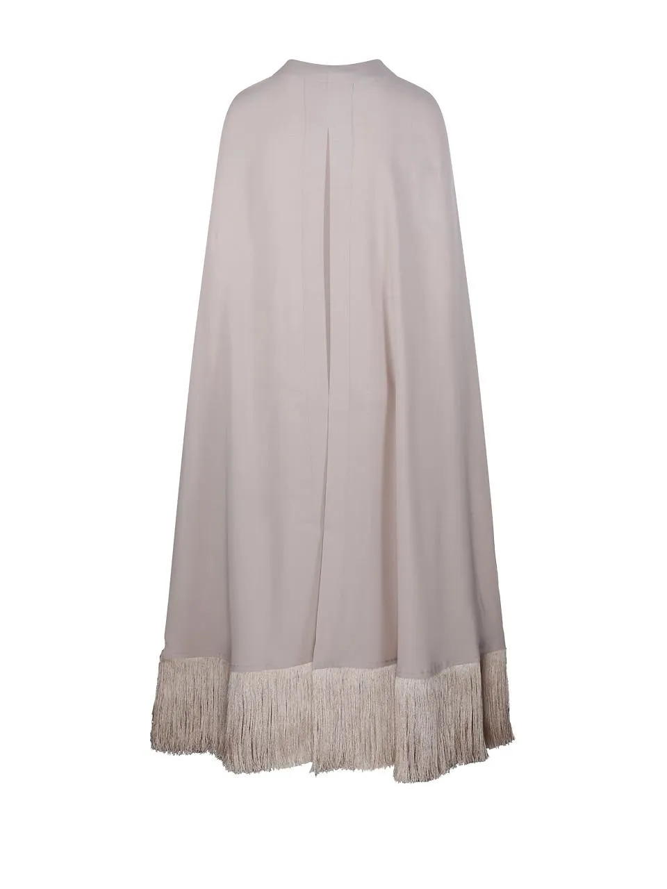 Crewneck Fringed Cape